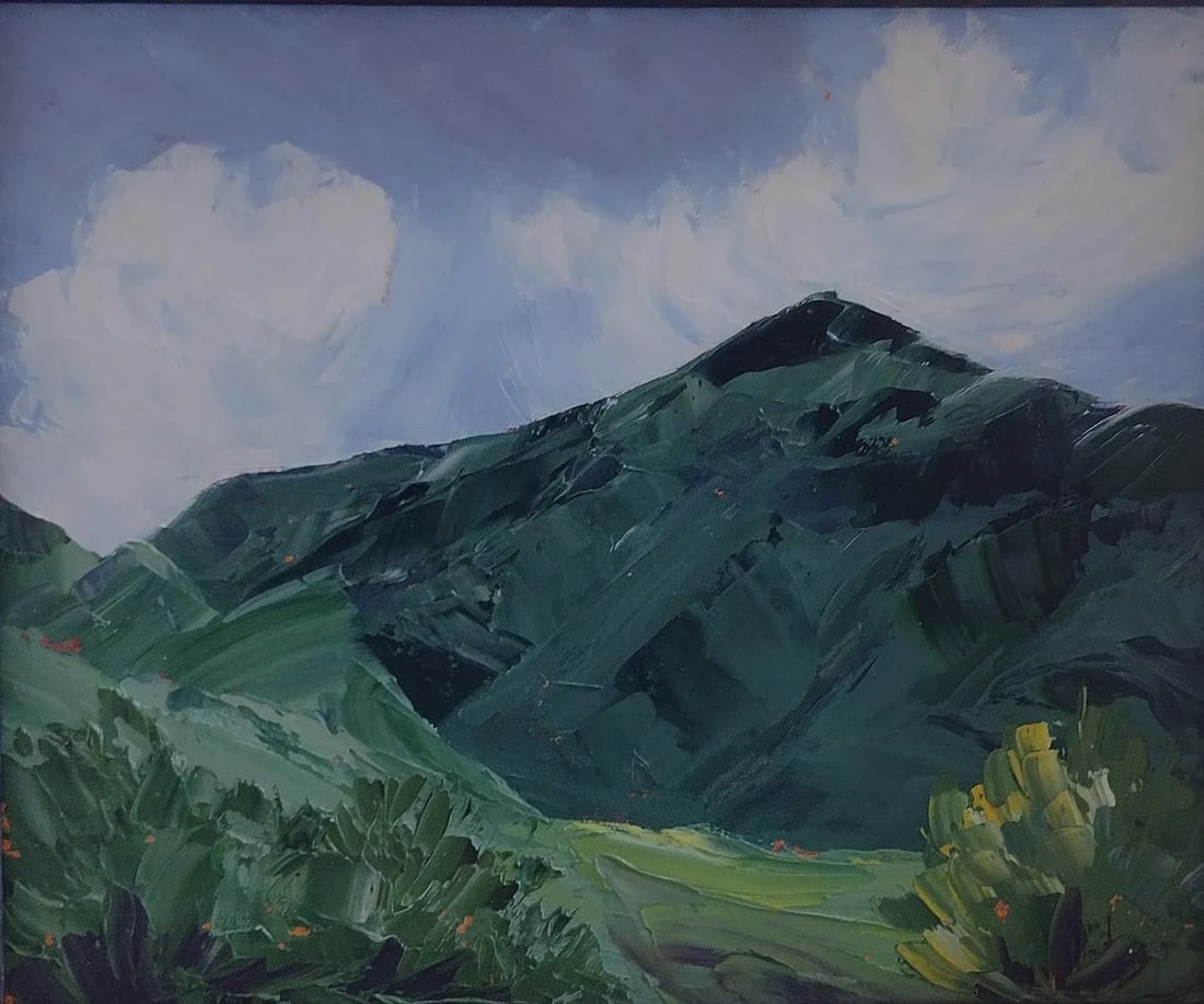 Original Oil Painting "Water Canyon" by Anita Blythe Plein Air Landscape - 2