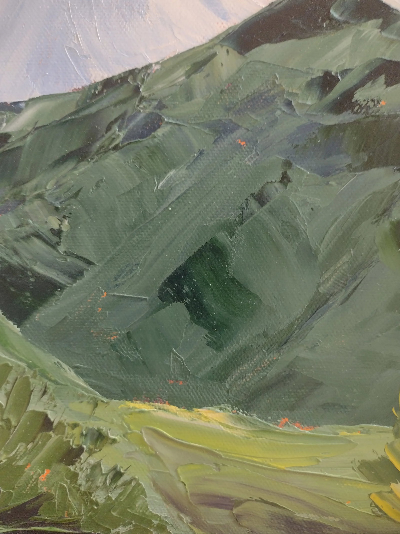 Original Oil Painting "Water Canyon" by Anita Blythe Plein Air Landscape - 4