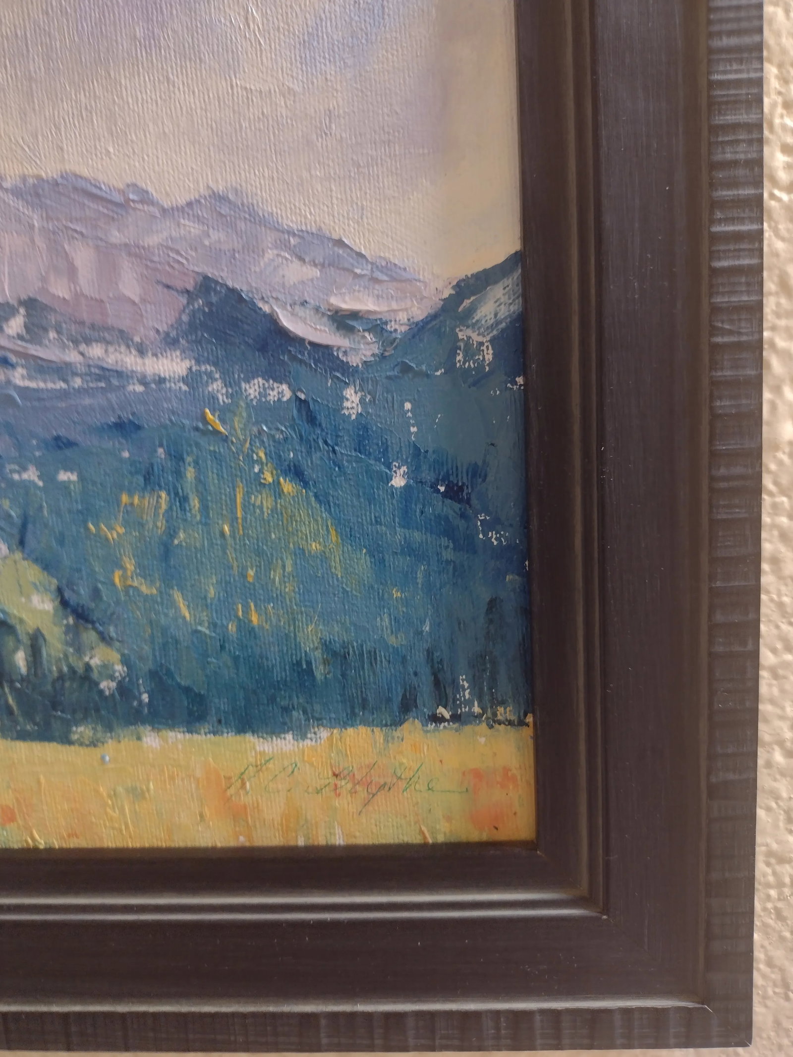 Original Oil Painting "September Skies" by Anita Blythe 11" X 14" Plein Air Landscape - 3