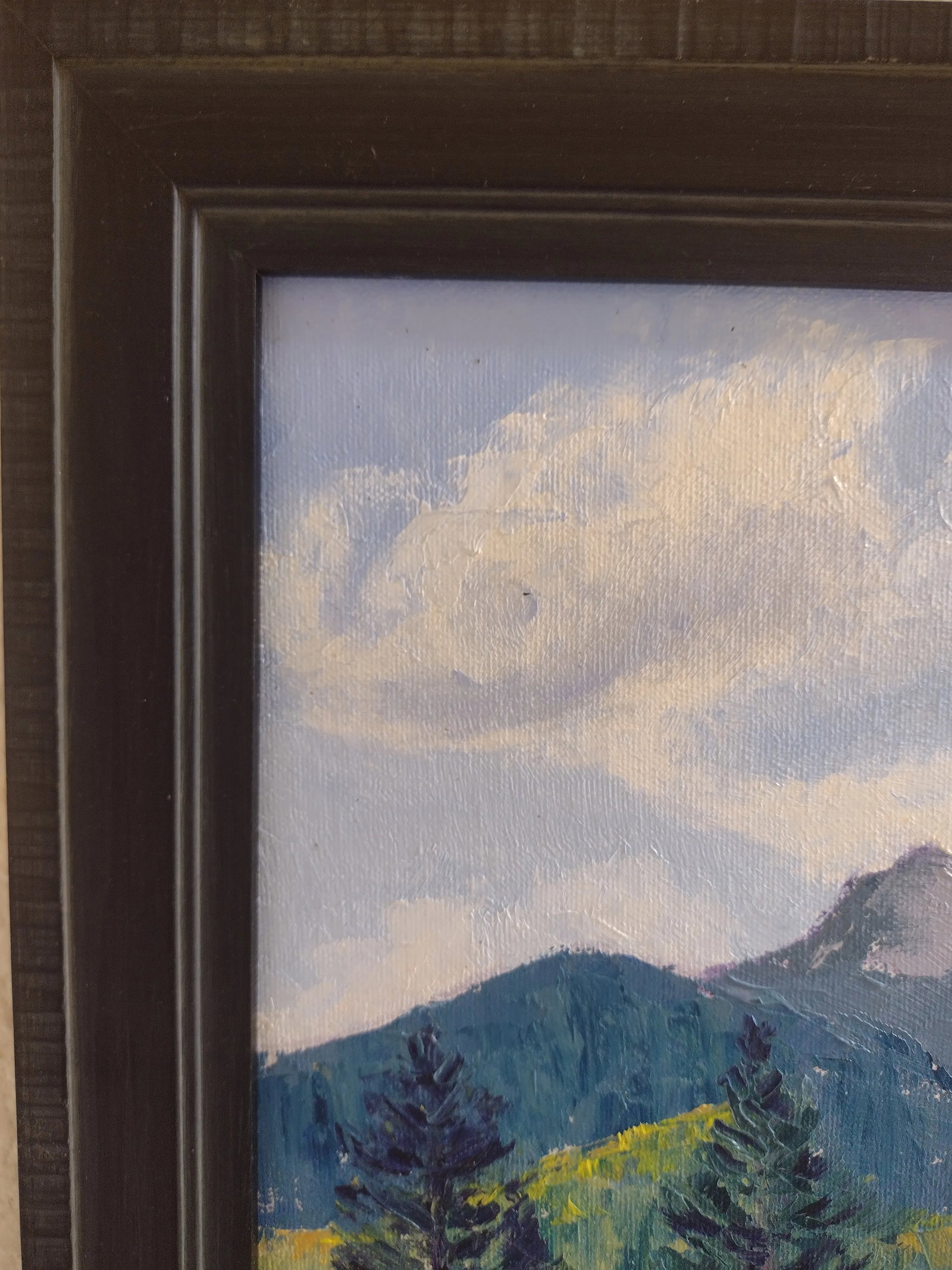 Original Oil Painting "September Skies" by Anita Blythe 11" X 14" Plein Air Landscape - 4