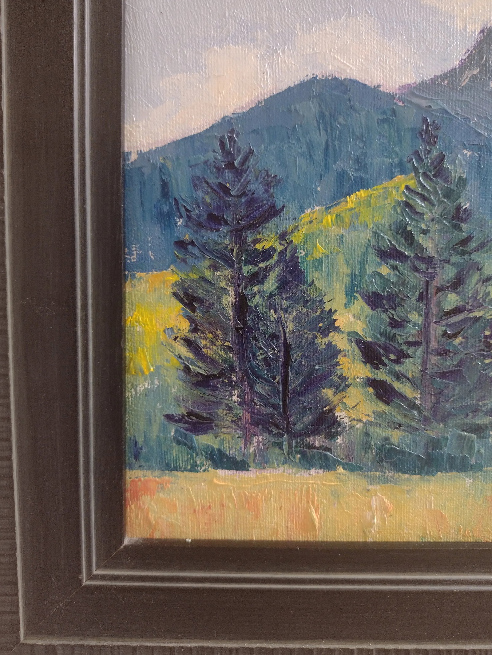 Original Oil Painting "September Skies" by Anita Blythe 11" X 14" Plein Air Landscape - 7