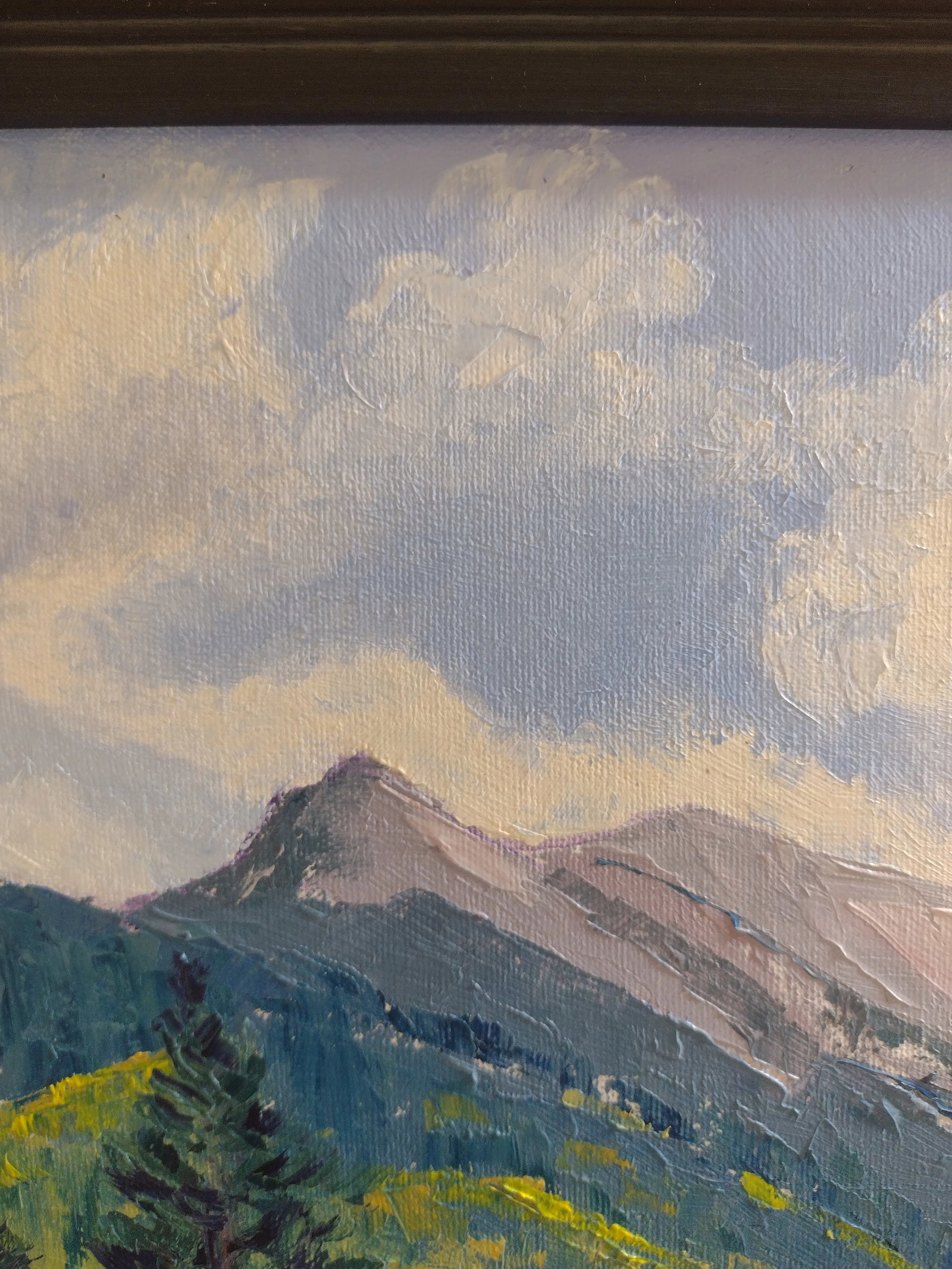 Original Oil Painting "September Skies" by Anita Blythe 11" X 14" Plein Air Landscape - 9