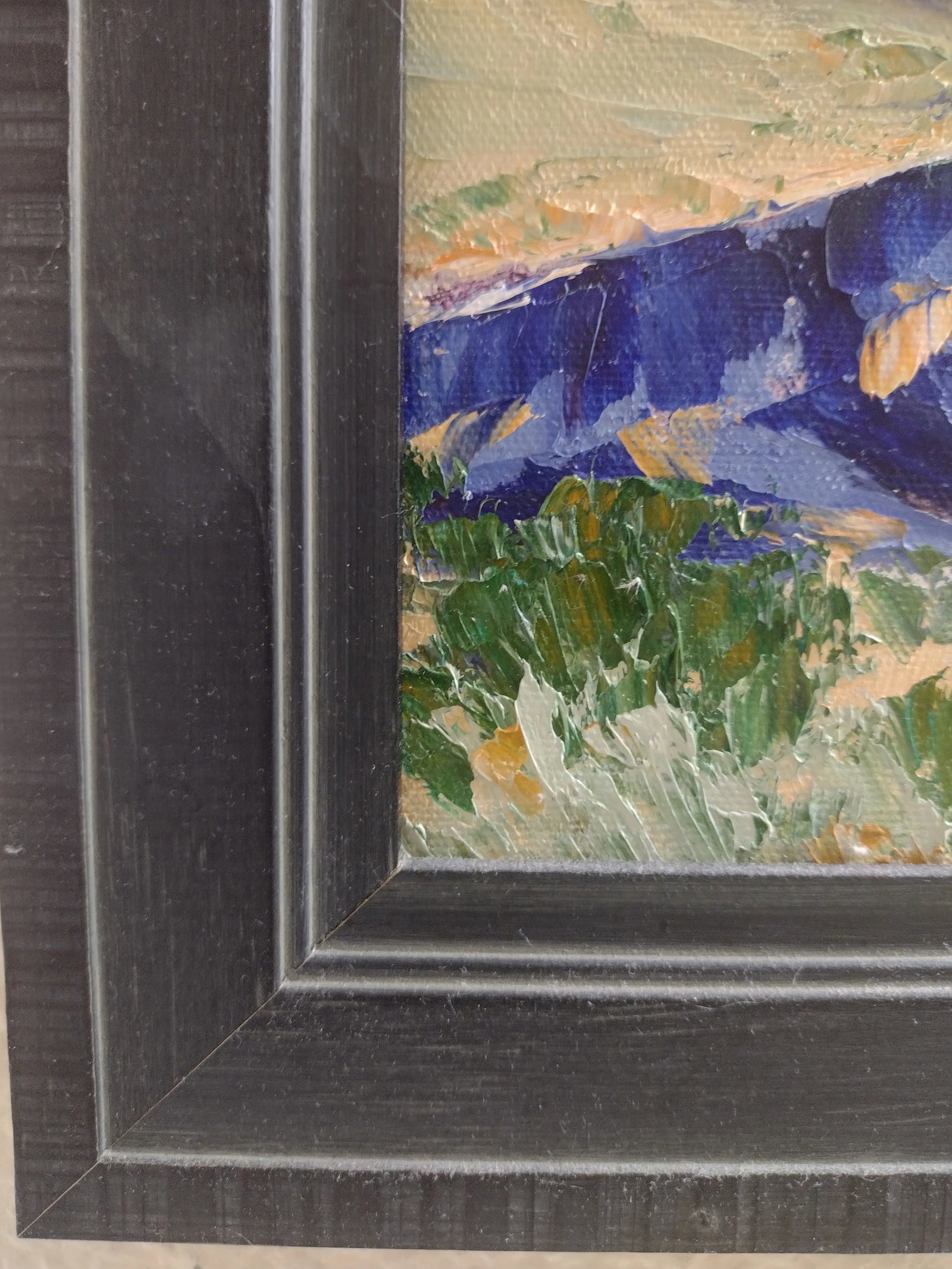 Original Oil Painting "Afternoon at the Gorge" by Anita Blythe Plein Air Landscape - 9