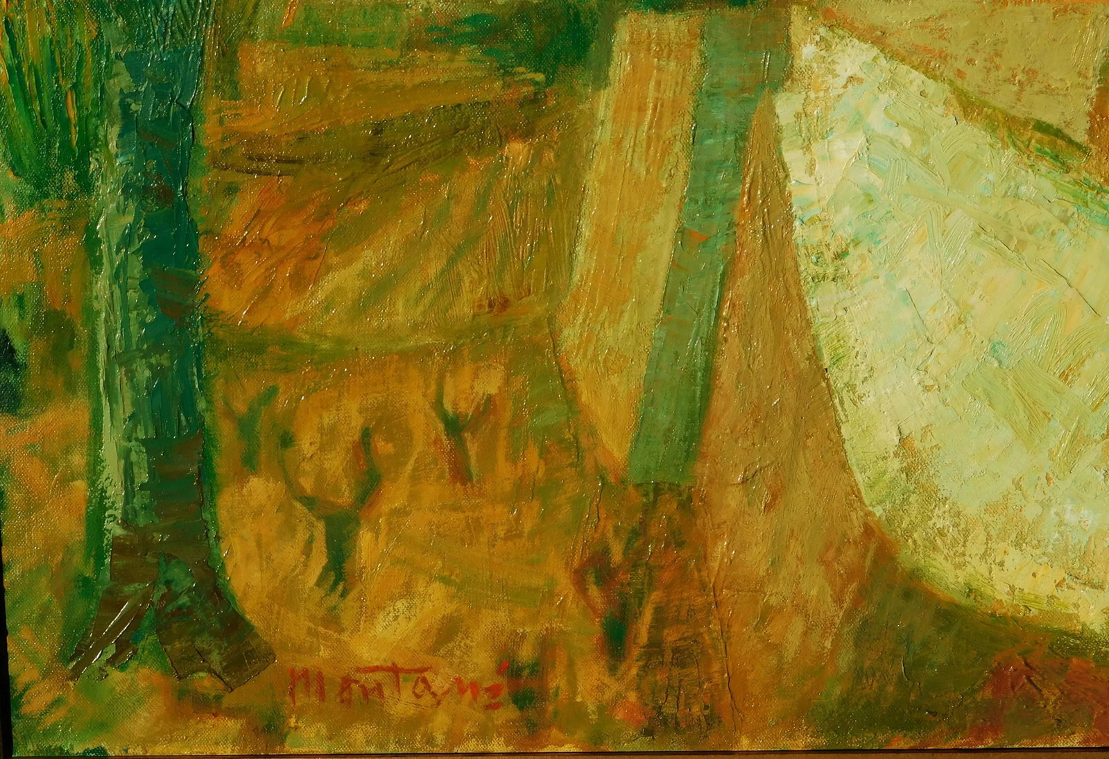 Roger Montane B.1916 French Artist Cityscene With Figure - 3