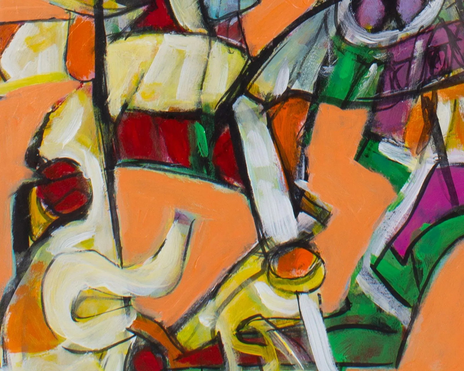 2011 "Rolling Landscape" Abstract Mixed Media Painting by James L. Bruch - 6