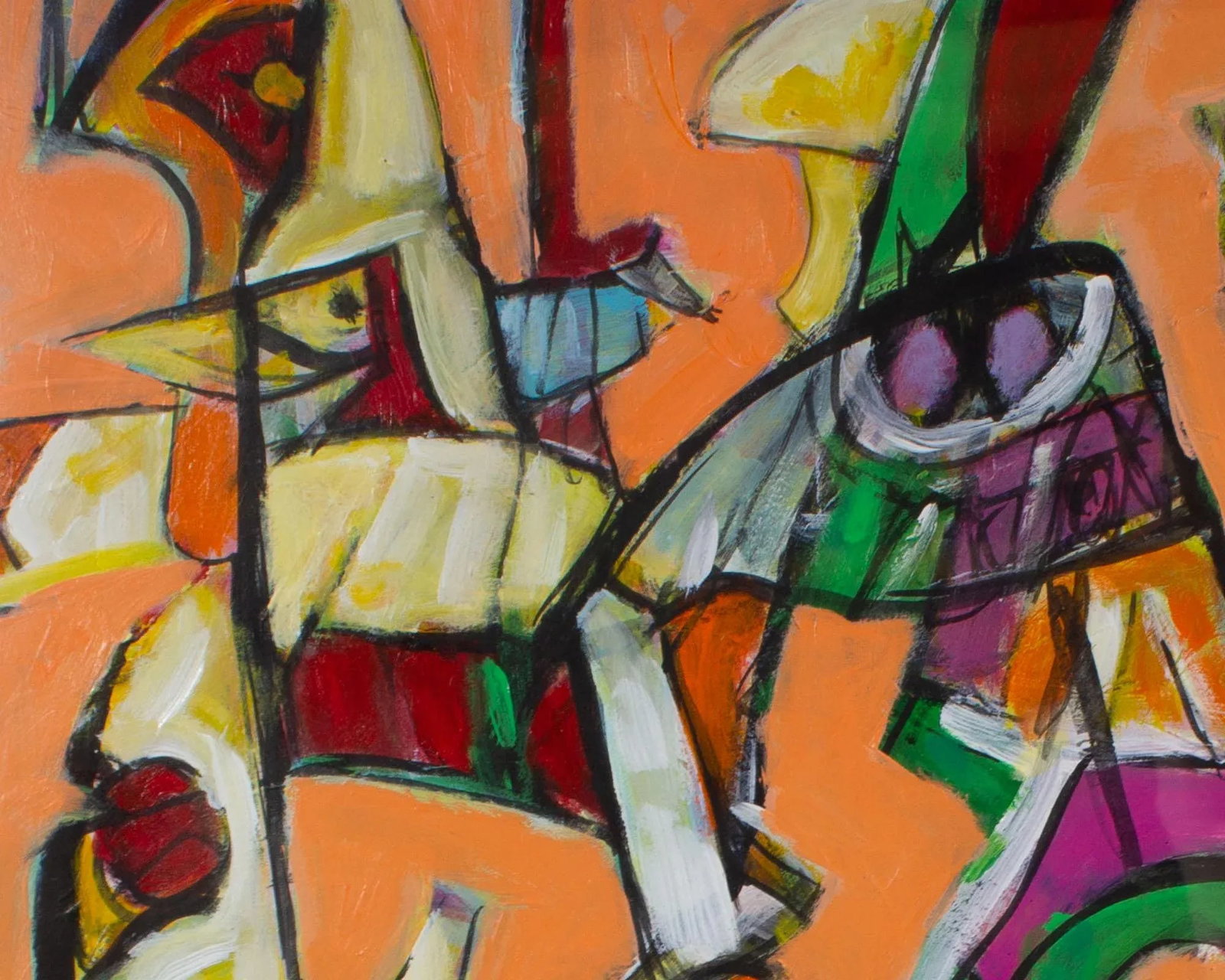 2011 "Rolling Landscape" Abstract Mixed Media Painting by James L. Bruch - 7