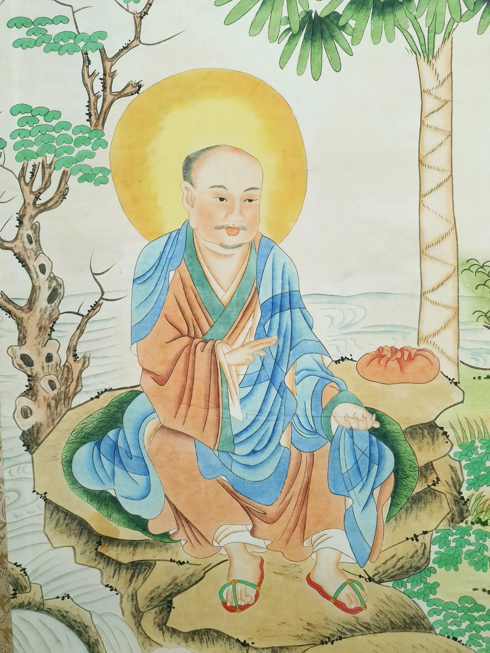 Chinese Sitting Luohan Scroll - 3