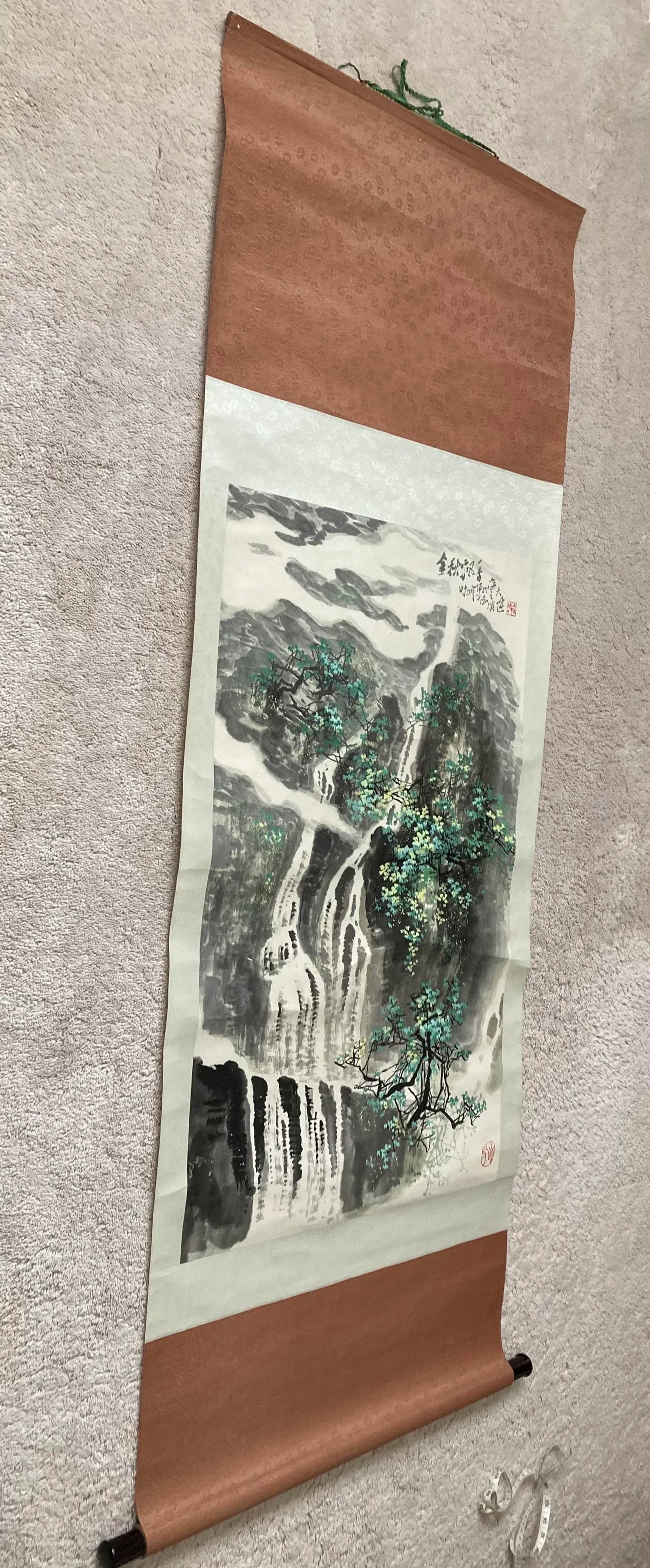 Waterfalls in Nature, Landscape Painting - 2