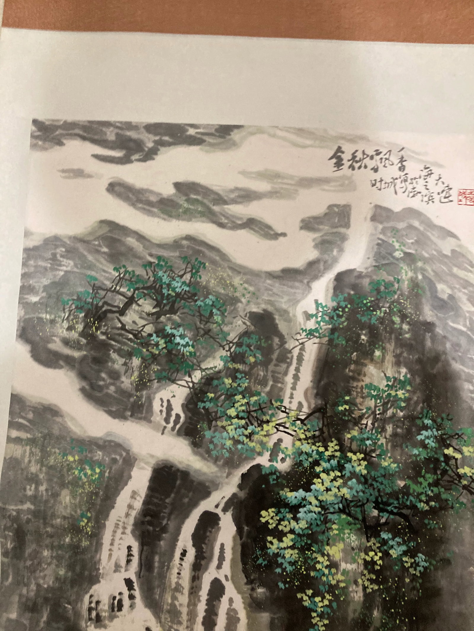 Waterfalls in Nature, Landscape Painting - 7