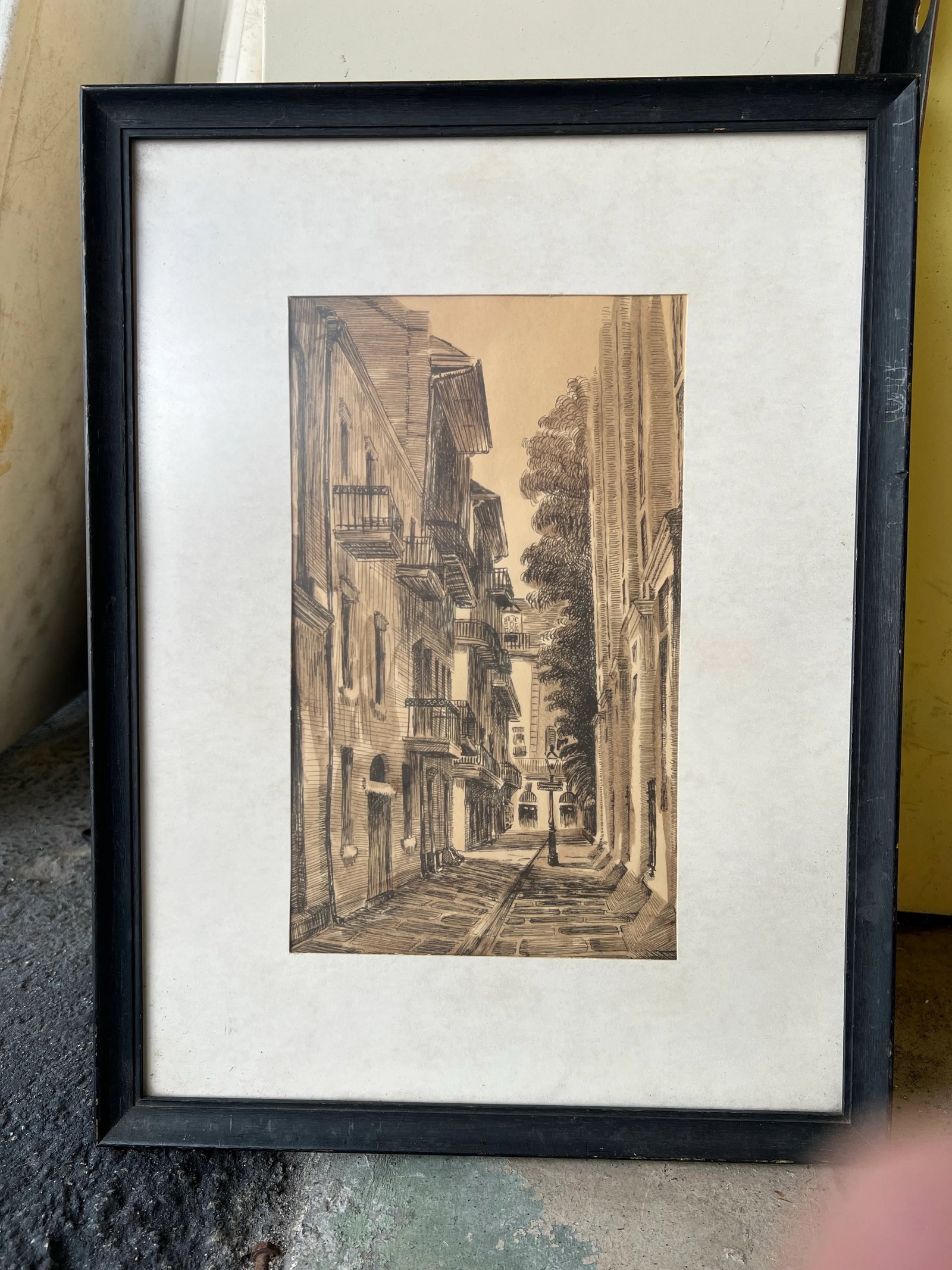 Malcolm Newman's New Orleans Framed Ink Print - 8