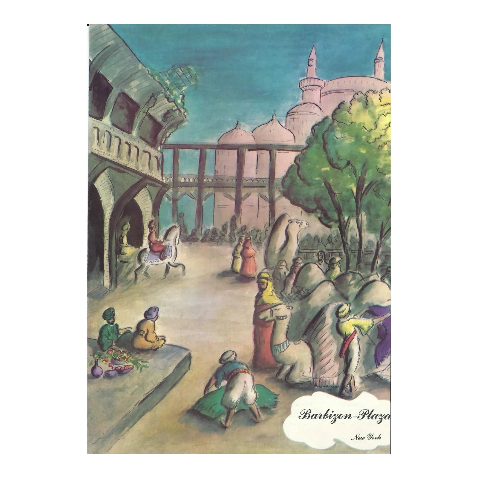 1948 Barbizon Plaza Hotel Restaurant Menu New York City (1 of 3)
