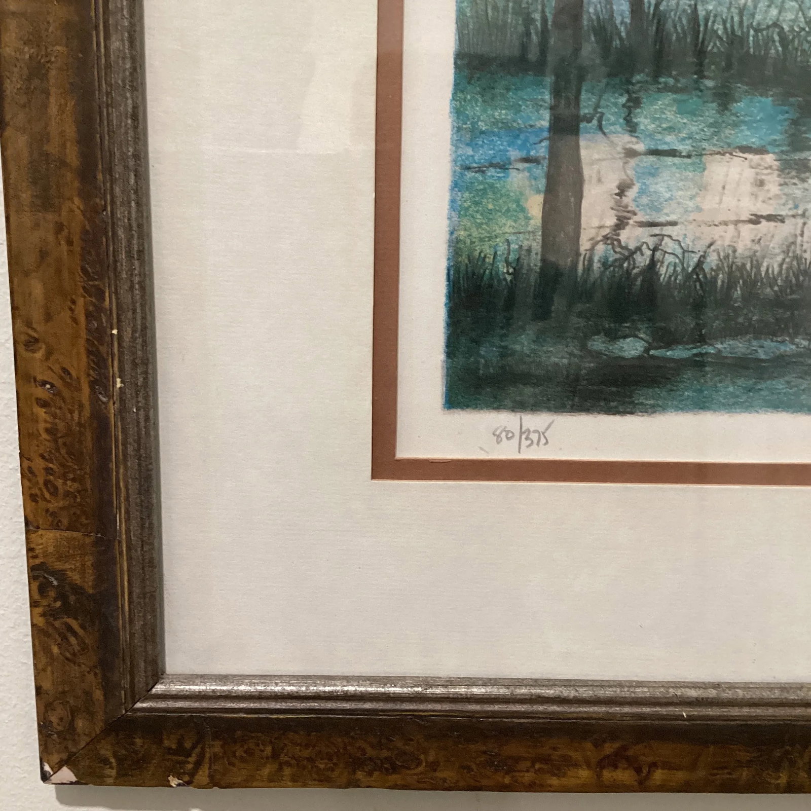 Mid 20th Century Original Lithograph # 80/375 by Antonio Rivera Signed and Numbered Spain - 7