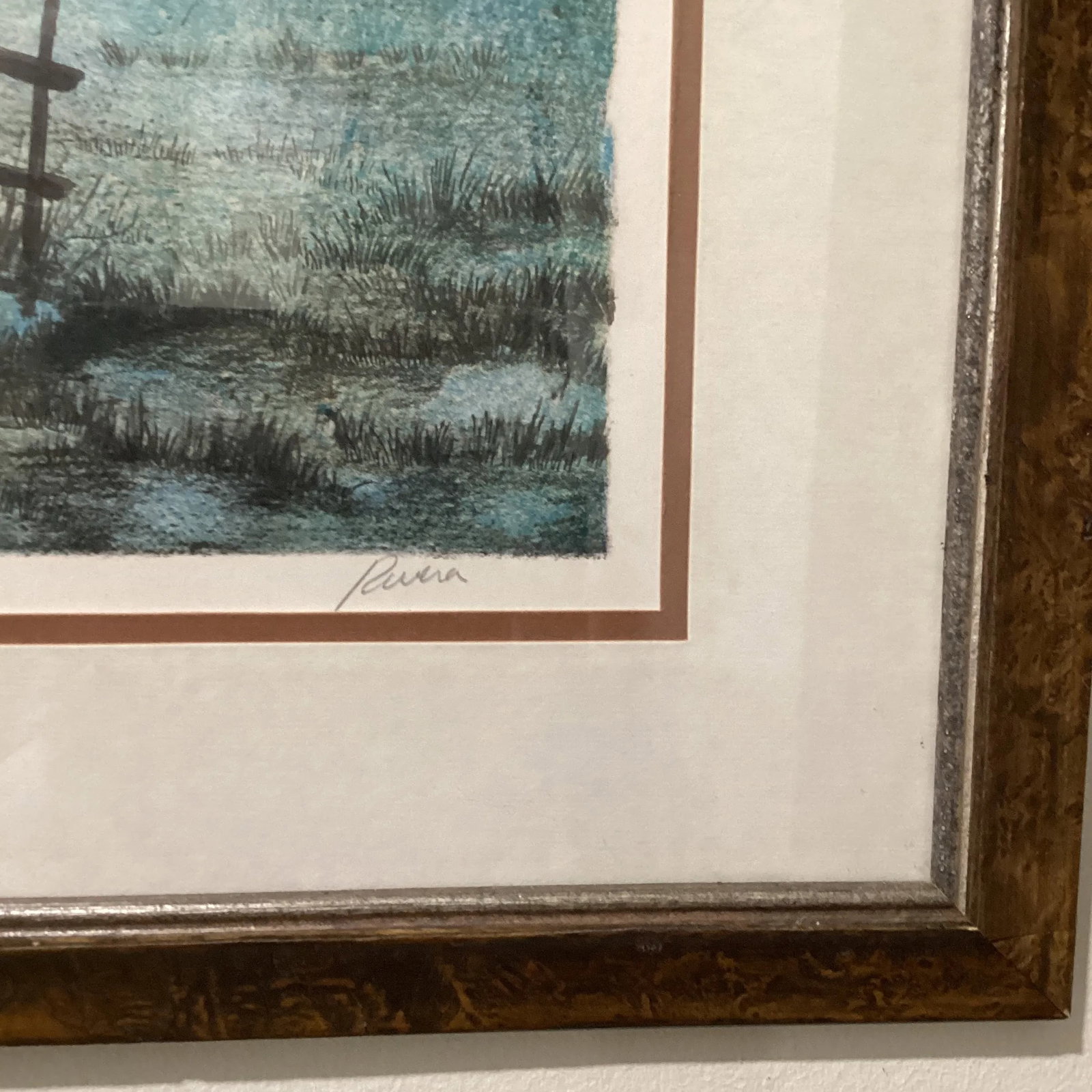 Mid 20th Century Original Lithograph # 80/375 by Antonio Rivera Signed and Numbered Spain - 8
