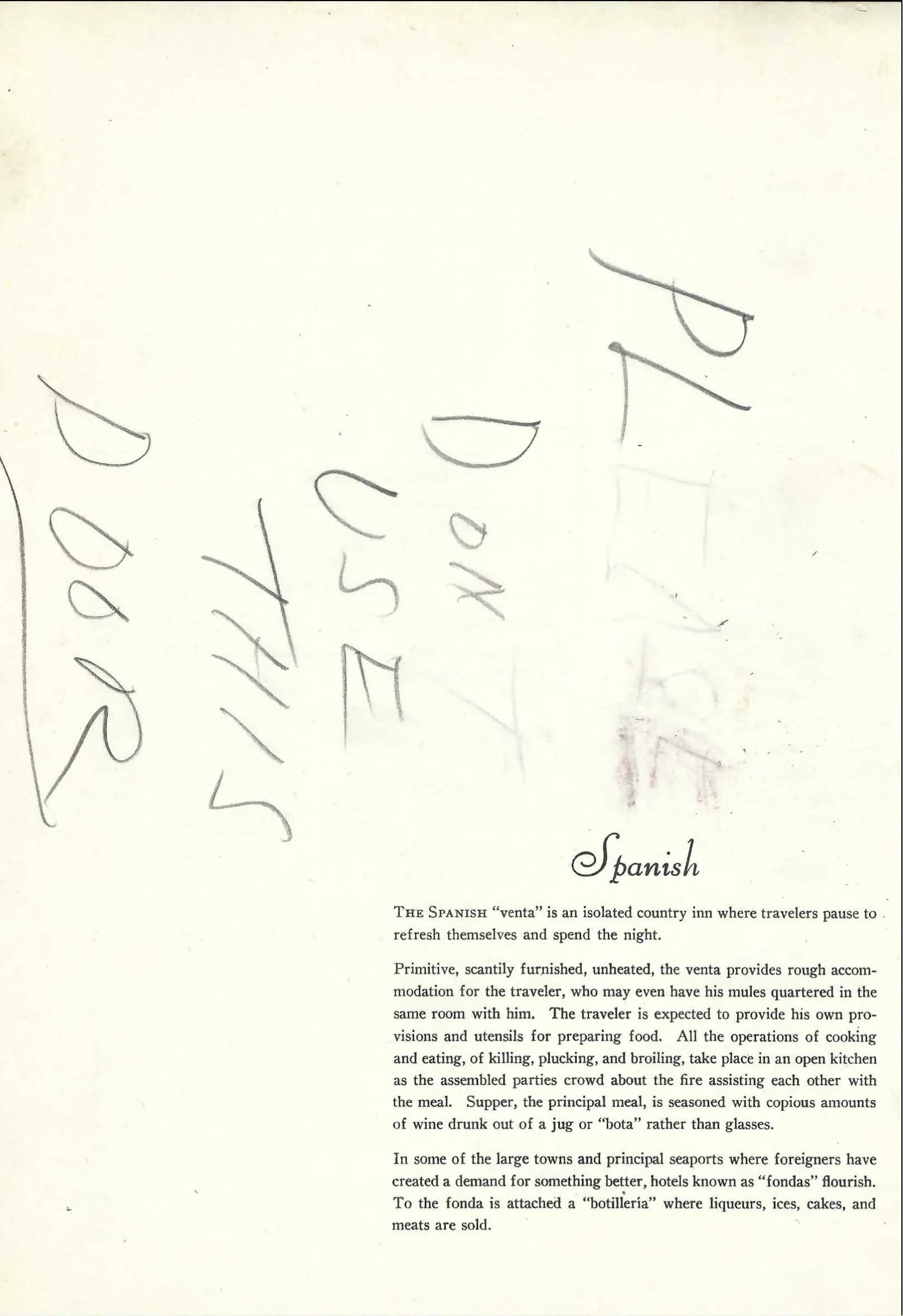 1948 Barbizon Plaza Restaurant Menu Spanish Themed - 3