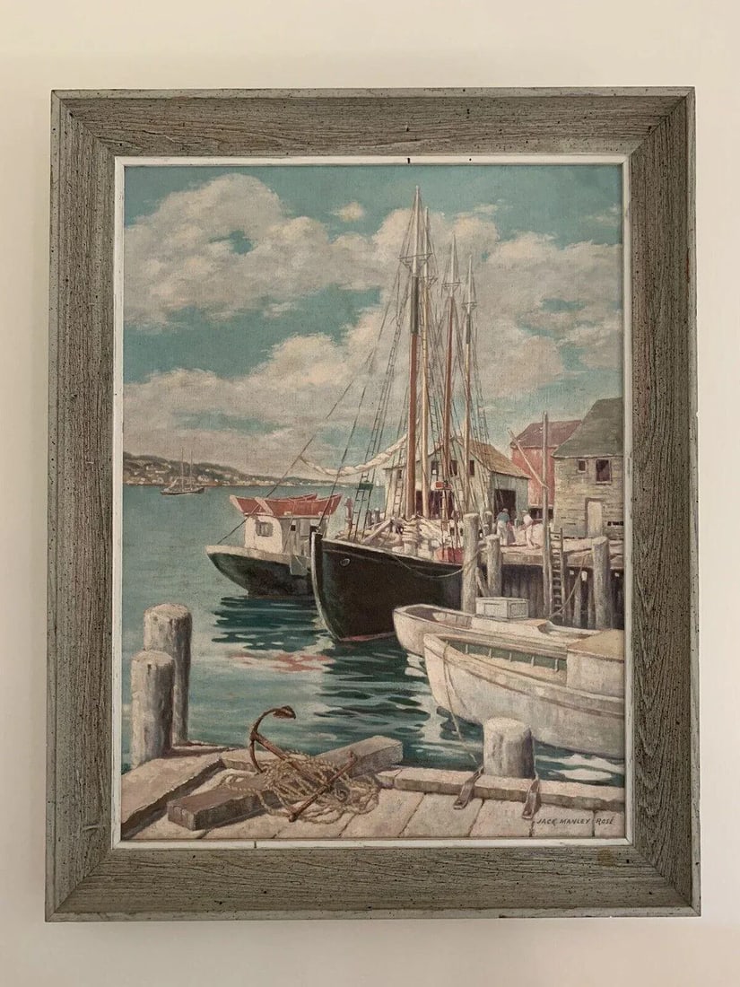 Early 20th Century Painting - Jack Manley Rose - 2