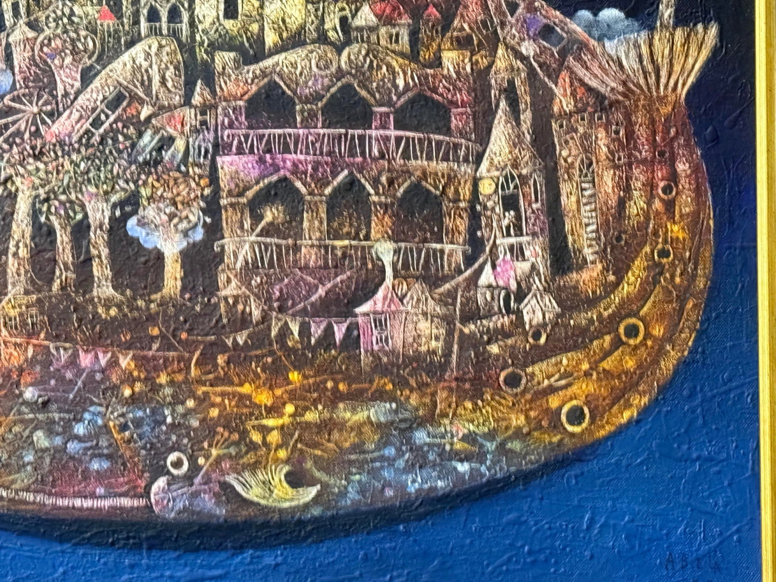Eduardo Miguel Abela Torras Oil on Canvas Va Llena, 1997 - 6