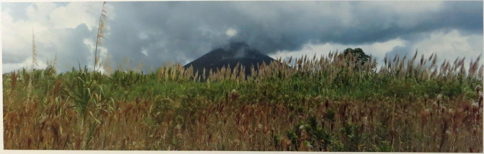 Stuart Klipper "Vulcan Arunel, Costa Rica" Photograph: Artist: Stuart Klipper (American, 1941- ) Title: Vulcan Arunel, Costa Rica Year: 1989 Medium: C Print (Chromogenic print) Size: 12 x 38 inches image, 16 x 44 inches sheet, 18 x 45 inches matted.