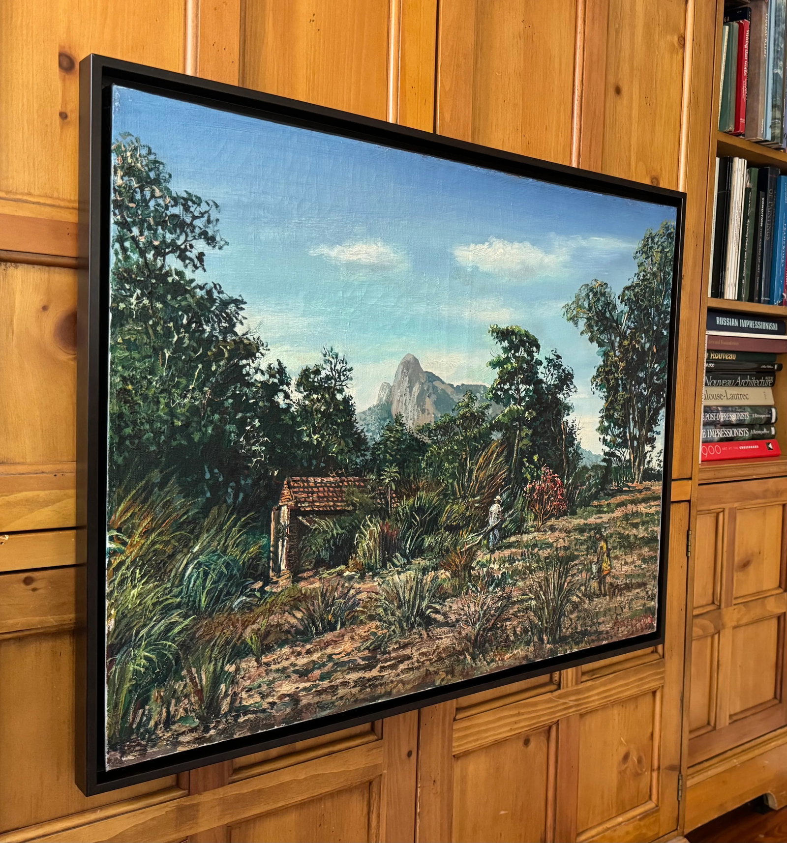 Pair 1960s Mid-Century Rio De Janeiro Landscapes (2) by Willem v. Dyk, Framed - 7