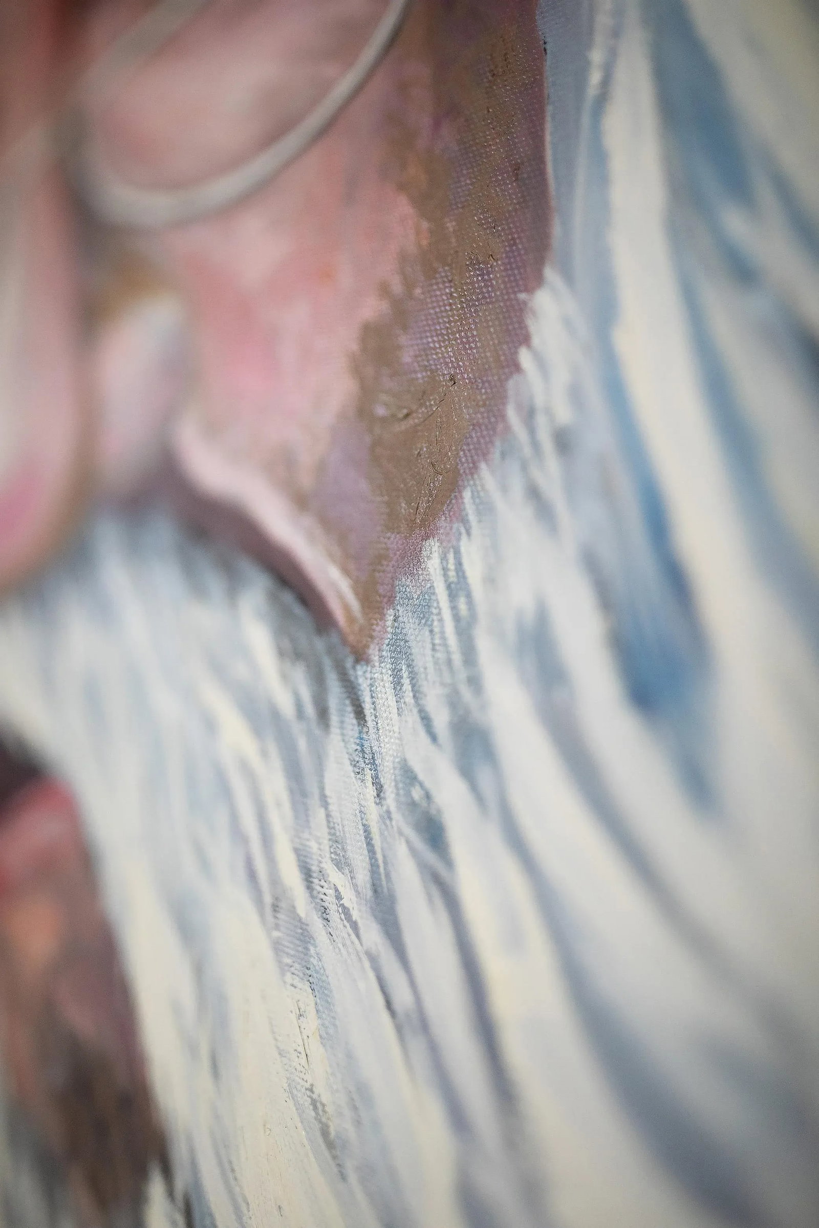 Santa's Wish, Original Oil Painting - 4