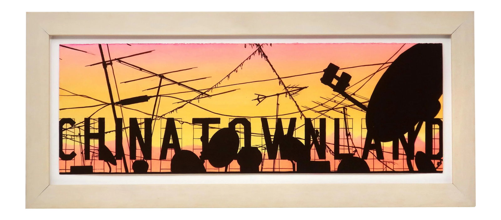 Todd Hebert "Untitled (Chinatownland)" Painting, 2003 (1 of 9)