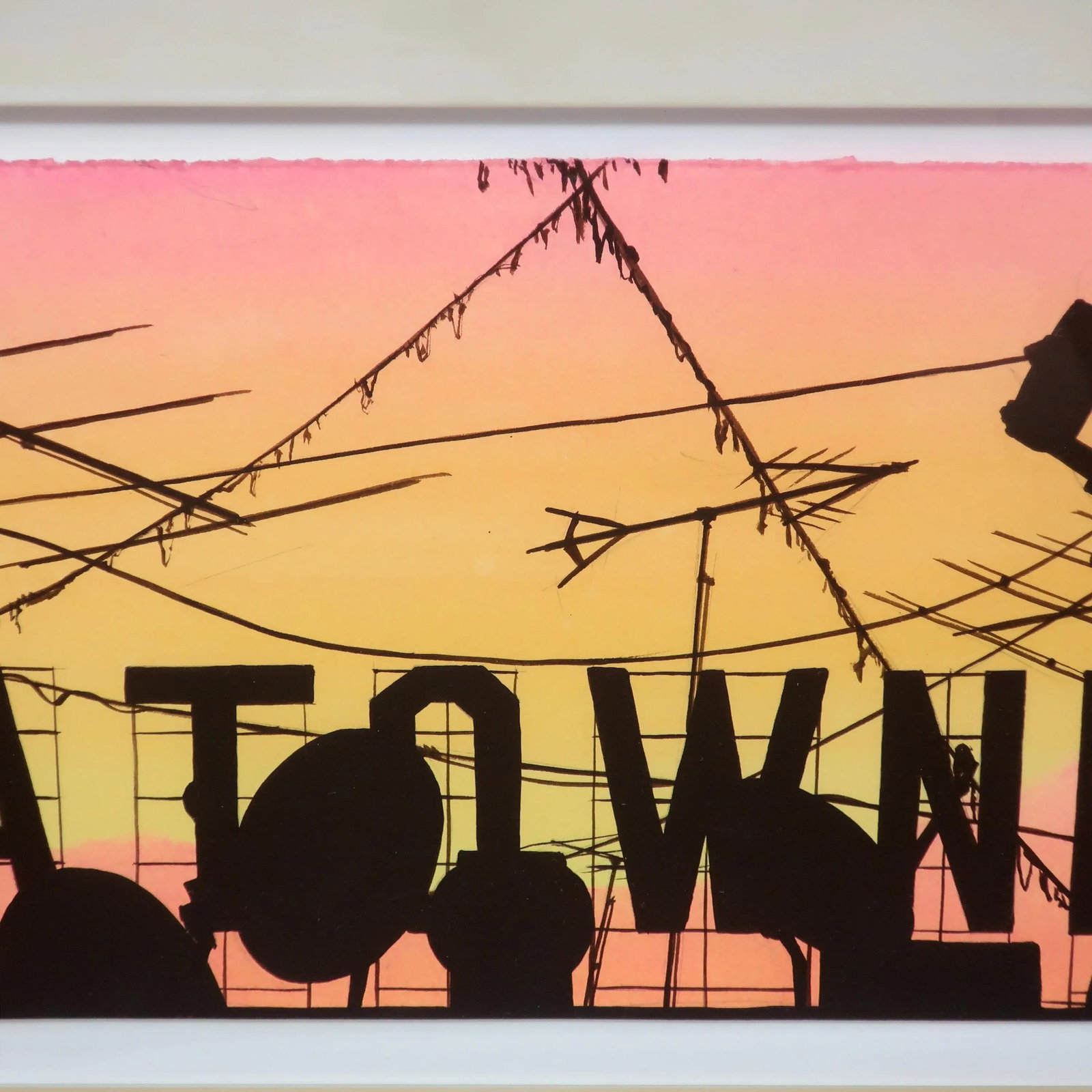 Todd Hebert "Untitled (Chinatownland)" Painting, 2003 - 2