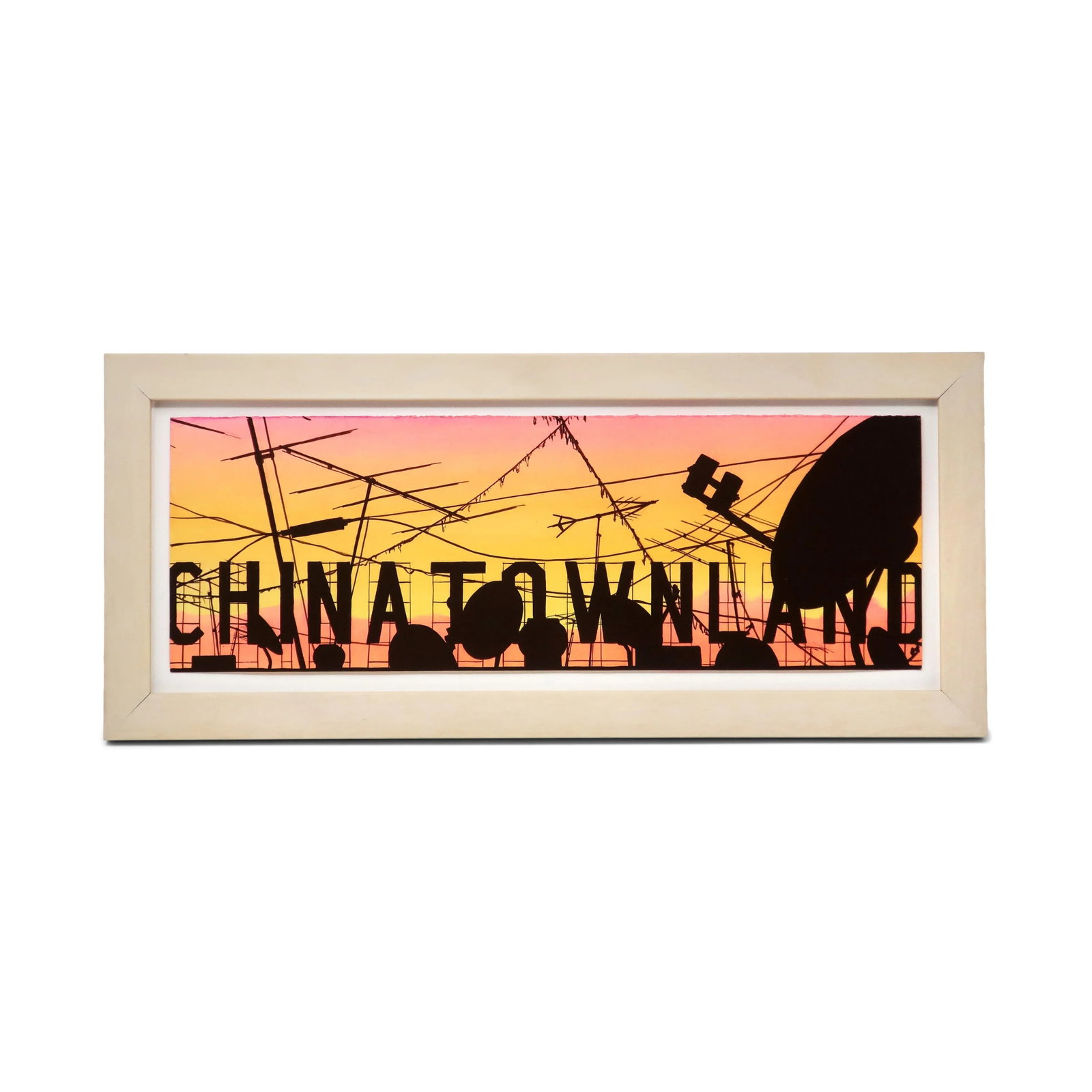 Todd Hebert "Untitled (Chinatownland)" Painting, 2003 - 9