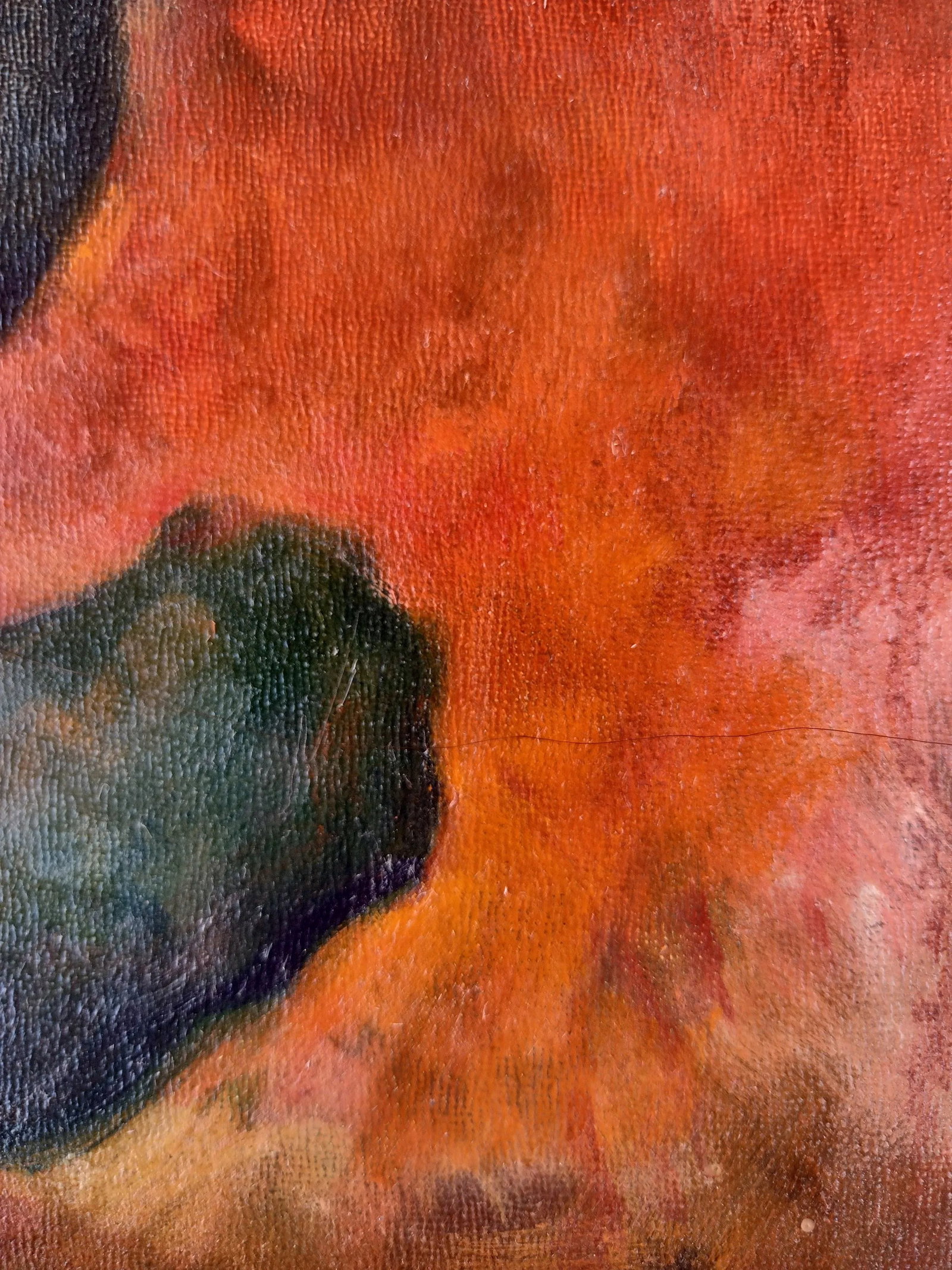 "Cactus of San Felipe De Neri Courtyard" Original Oil by Eason Eige - 3