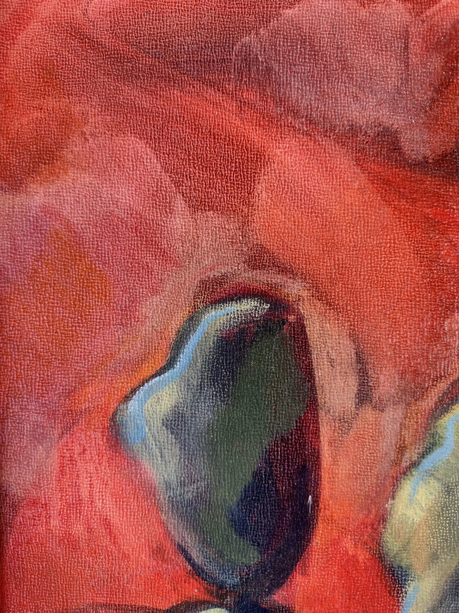 "Cactus of San Felipe De Neri Courtyard" Original Oil by Eason Eige - 7