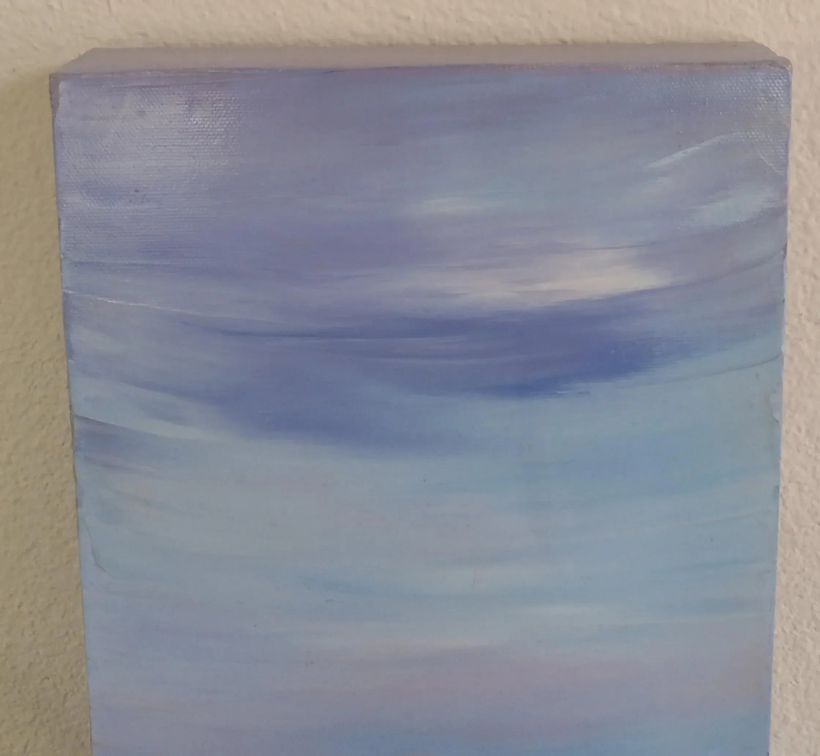 1990s "White Sands Yucca" by Anita Blythe Original Palette Knife Oil Painting - 5