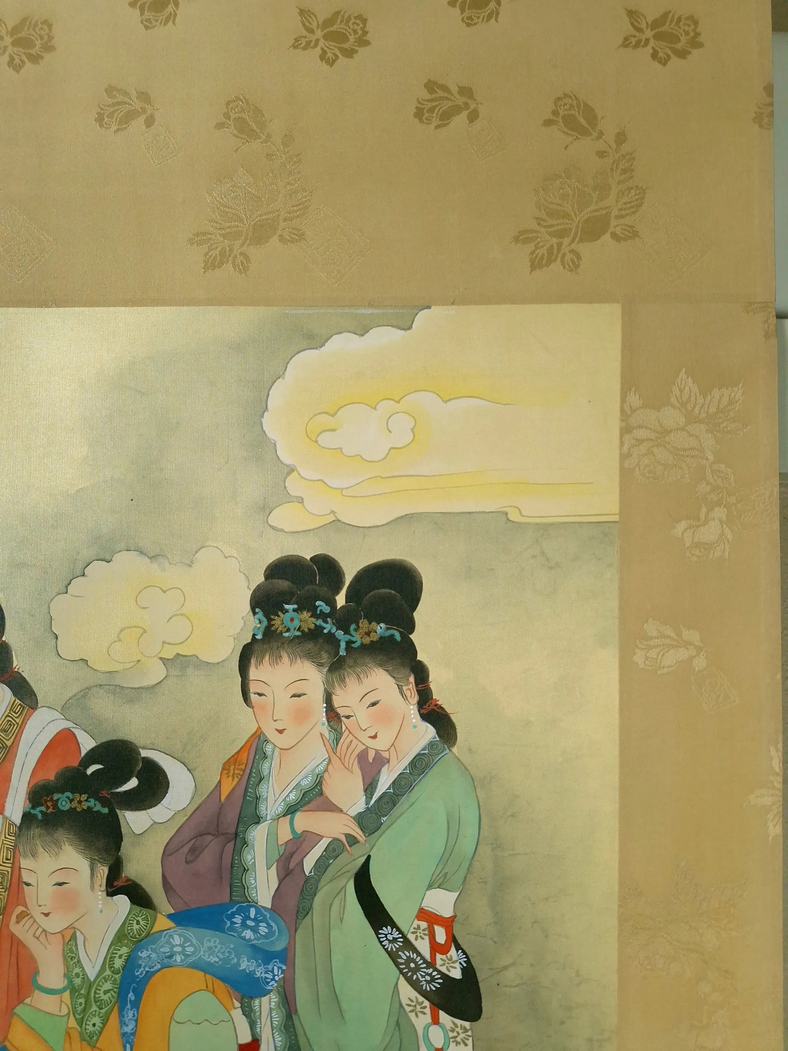 Chinese Seven Fairies Scroll After Yun Bing - 5