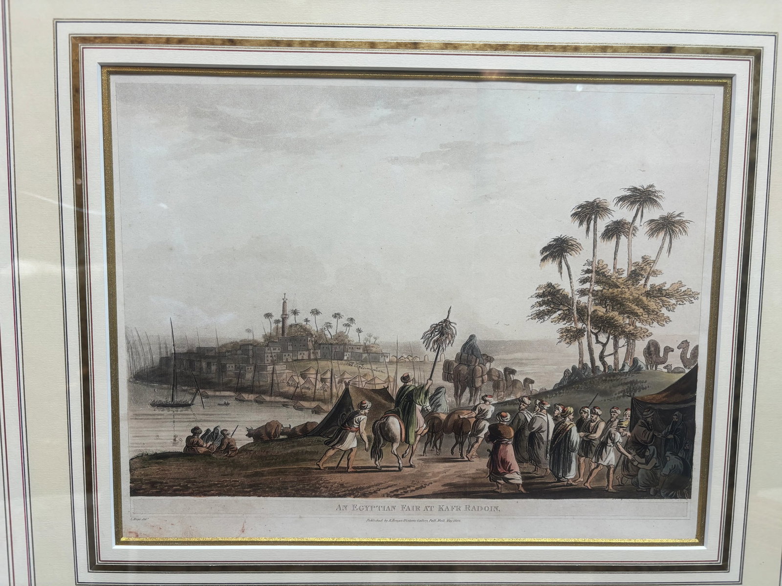 Mayer, Luigi "Views in Egypt, 1812" With Gold Frame - 5