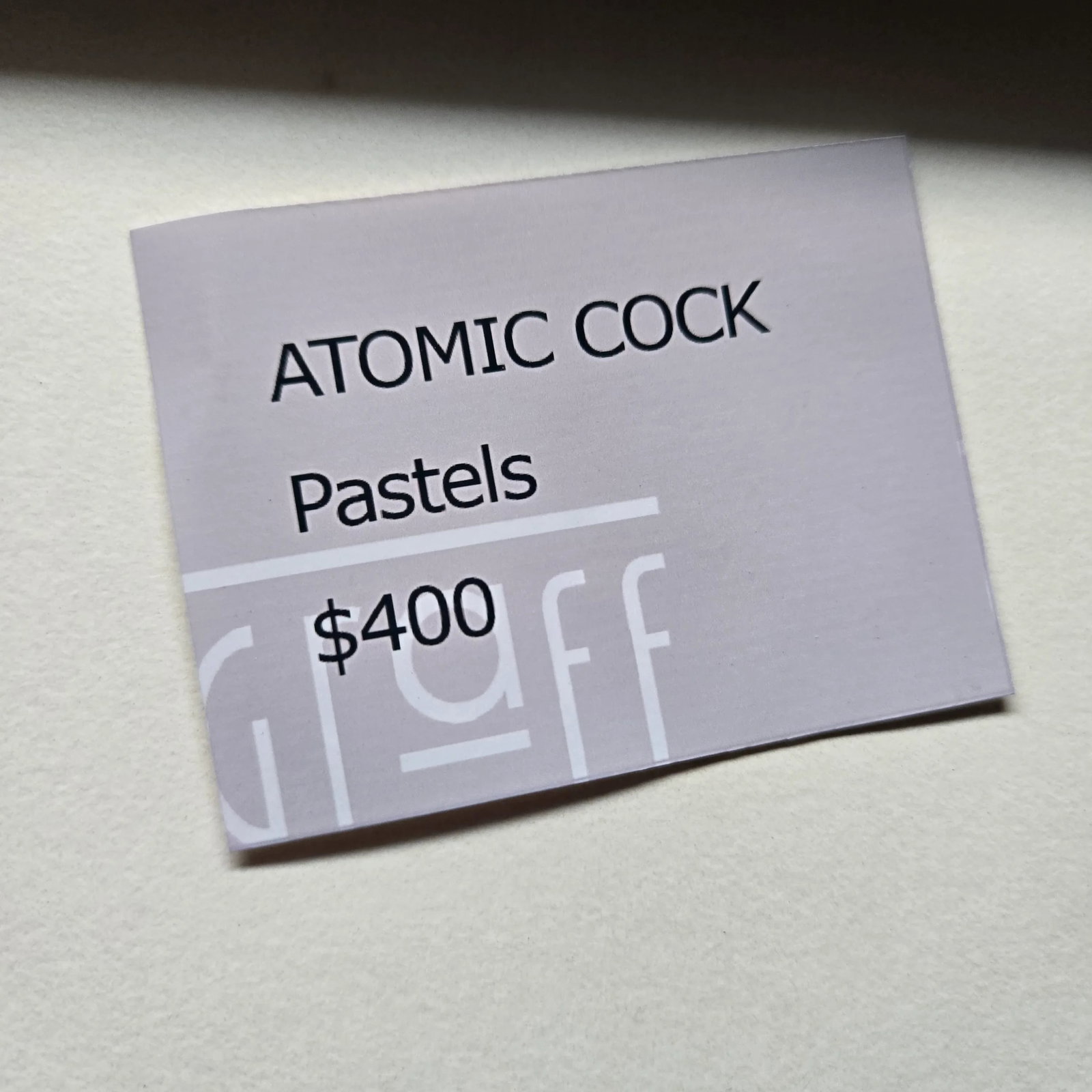 1990 Atomic Cock Rooster Chicken Pastel Painting, Framed - 8