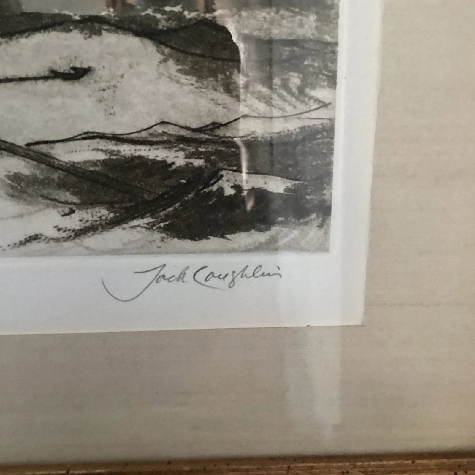 Original Etching "Boats Away" Limited Edition Signed by Jack Coughlin Circa 1977, Framed - 5