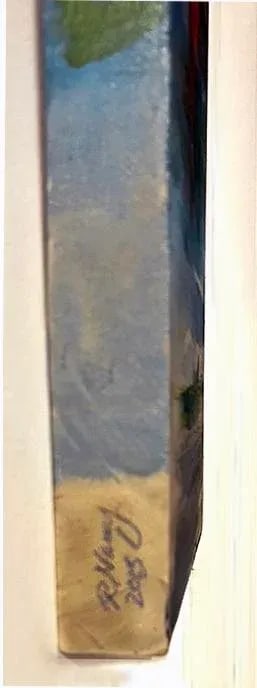 Sunset Reflections, Original Abstract Landscape Painting - 3