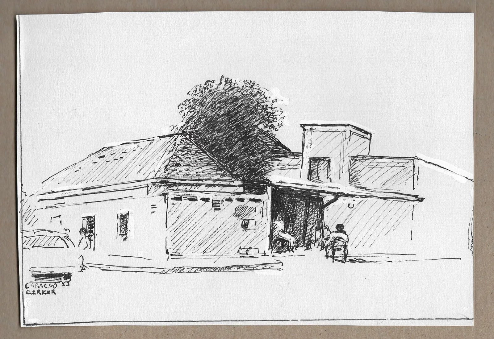 1983 Hayward Cirker Caracao Drawing - 2