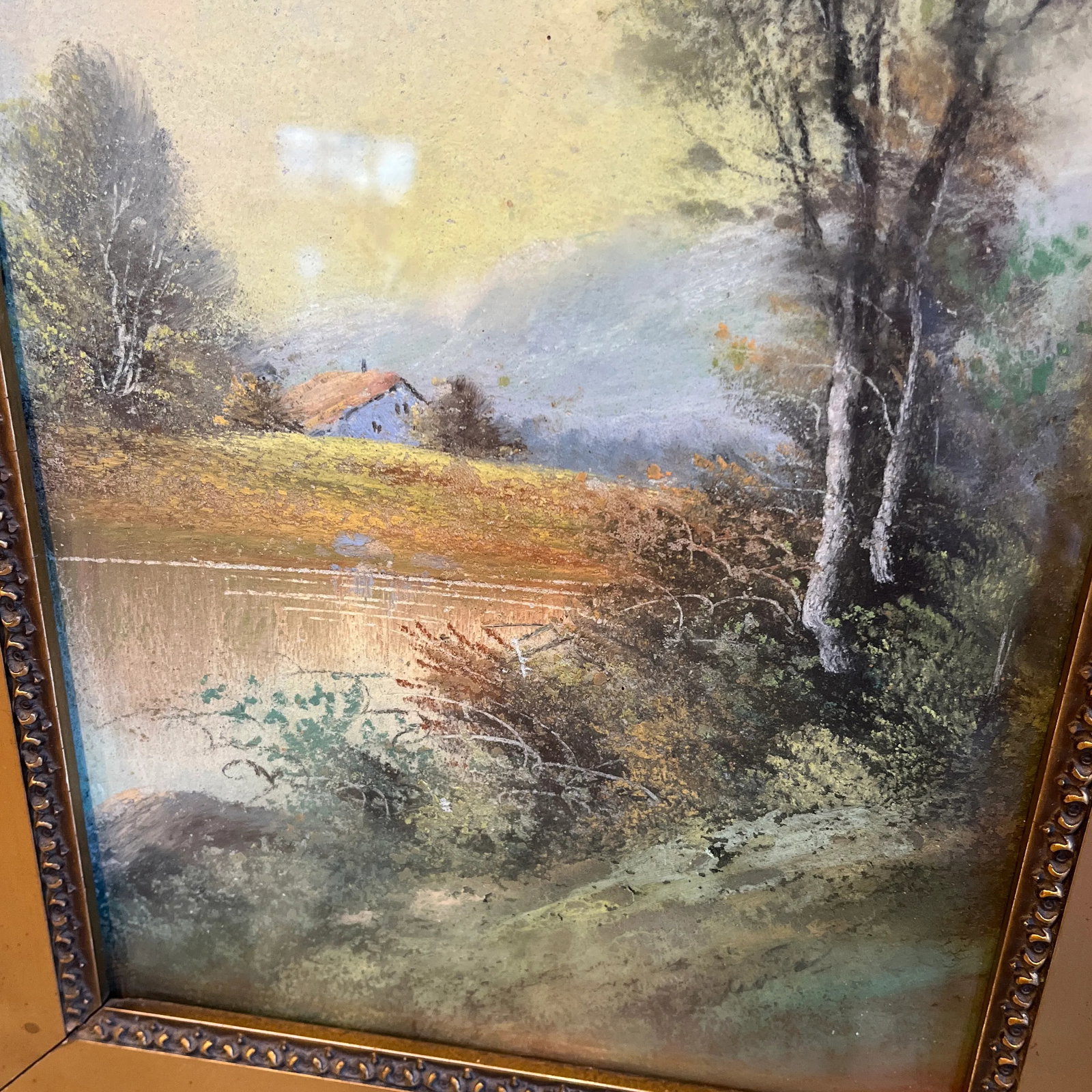 Charcoal Pastel Landscape Drawing Painting - 11