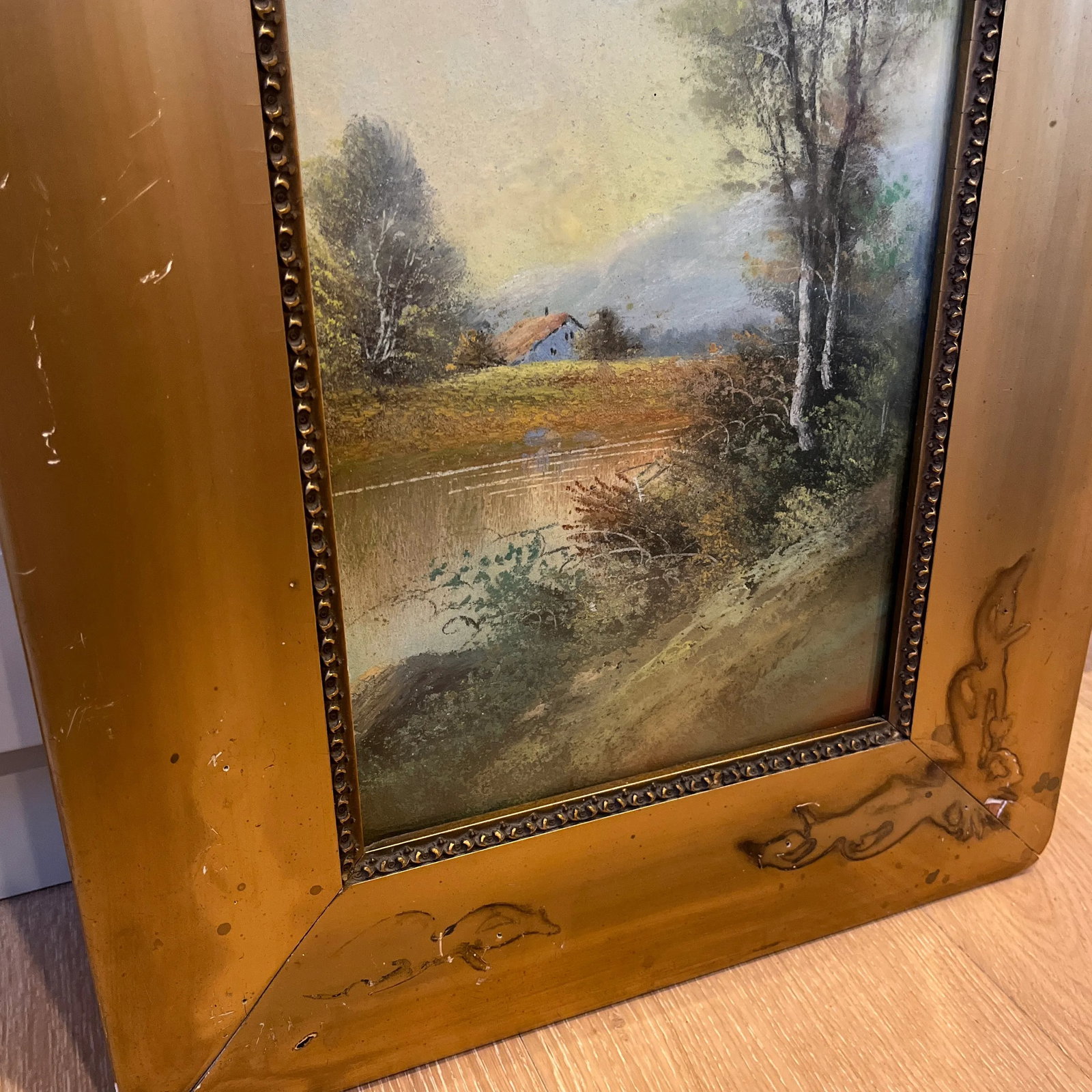 Charcoal Pastel Landscape Drawing Painting - 5