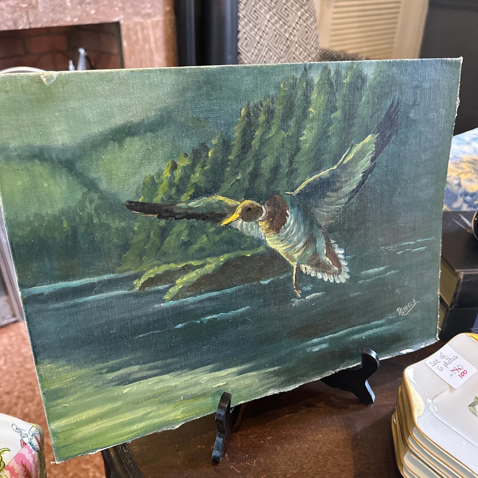 Late 20th Century Painting of Duck - 11