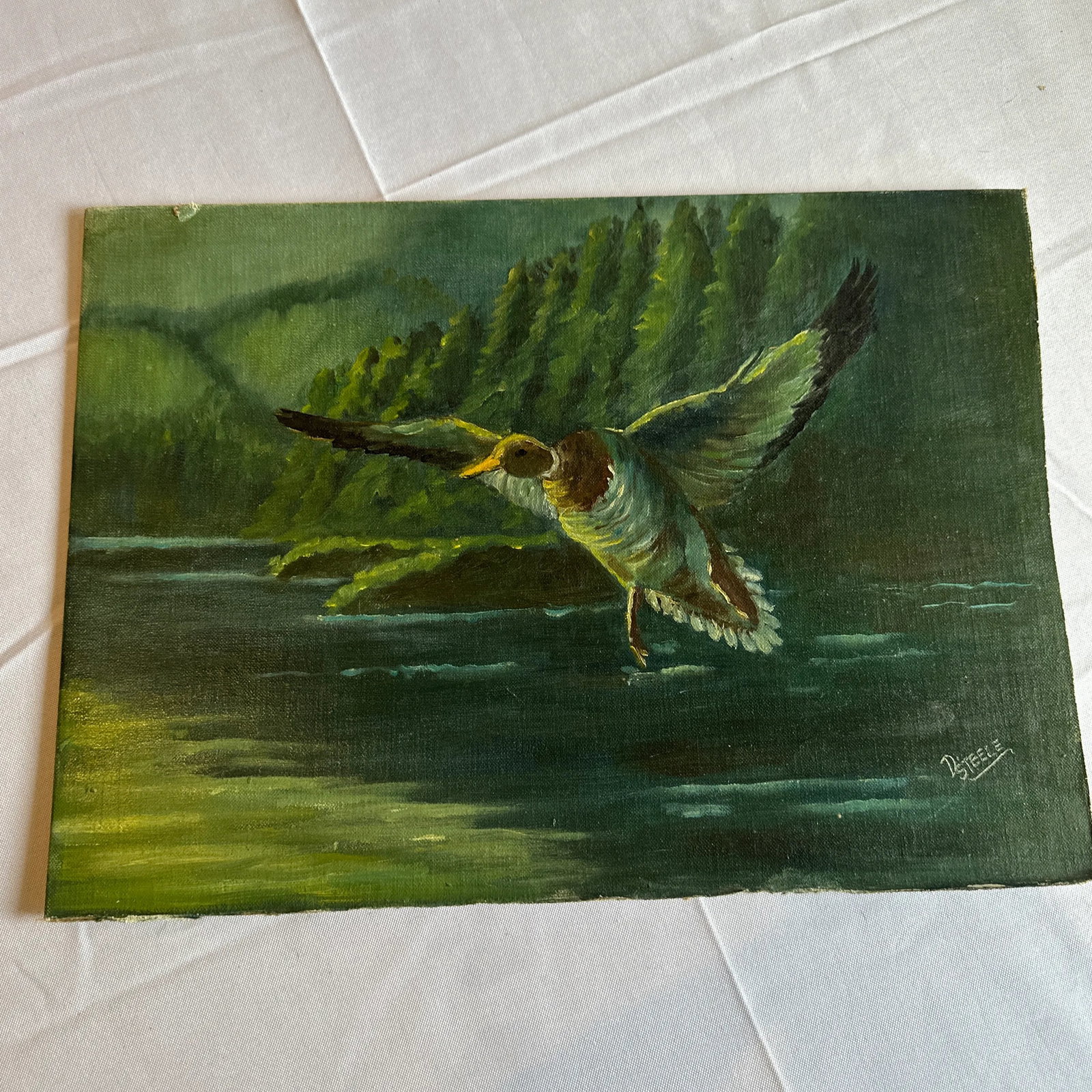 Late 20th Century Painting of Duck - 5