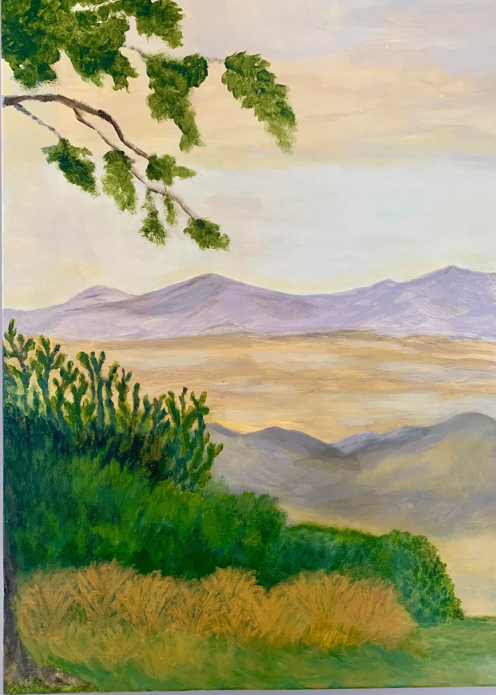 Impressionist Style Contemporary Scenic Landscape Acrylic Painting - 2