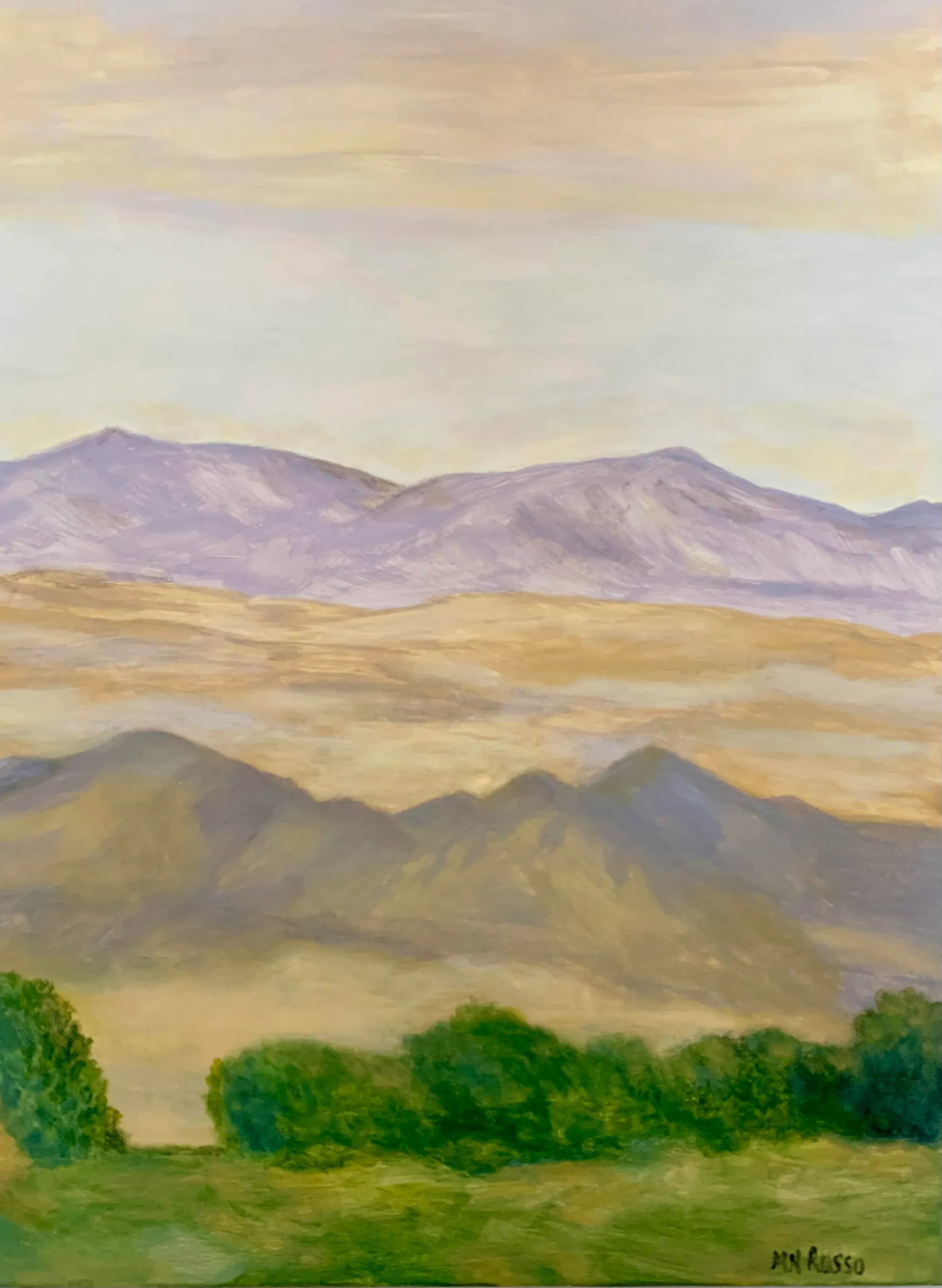 Impressionist Style Contemporary Scenic Landscape Acrylic Painting - 3