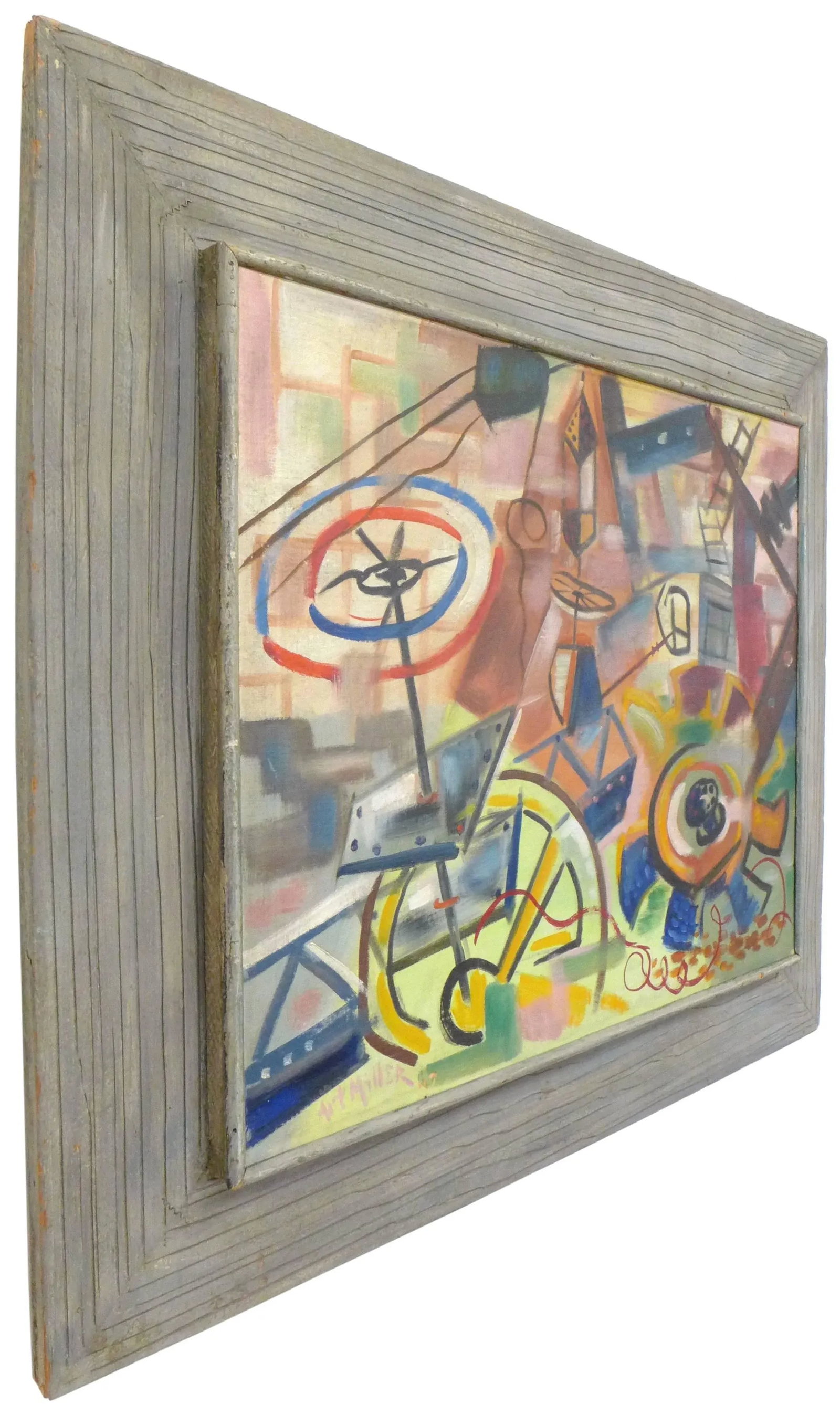 1940s Abstract Painting by Art Miller - 2