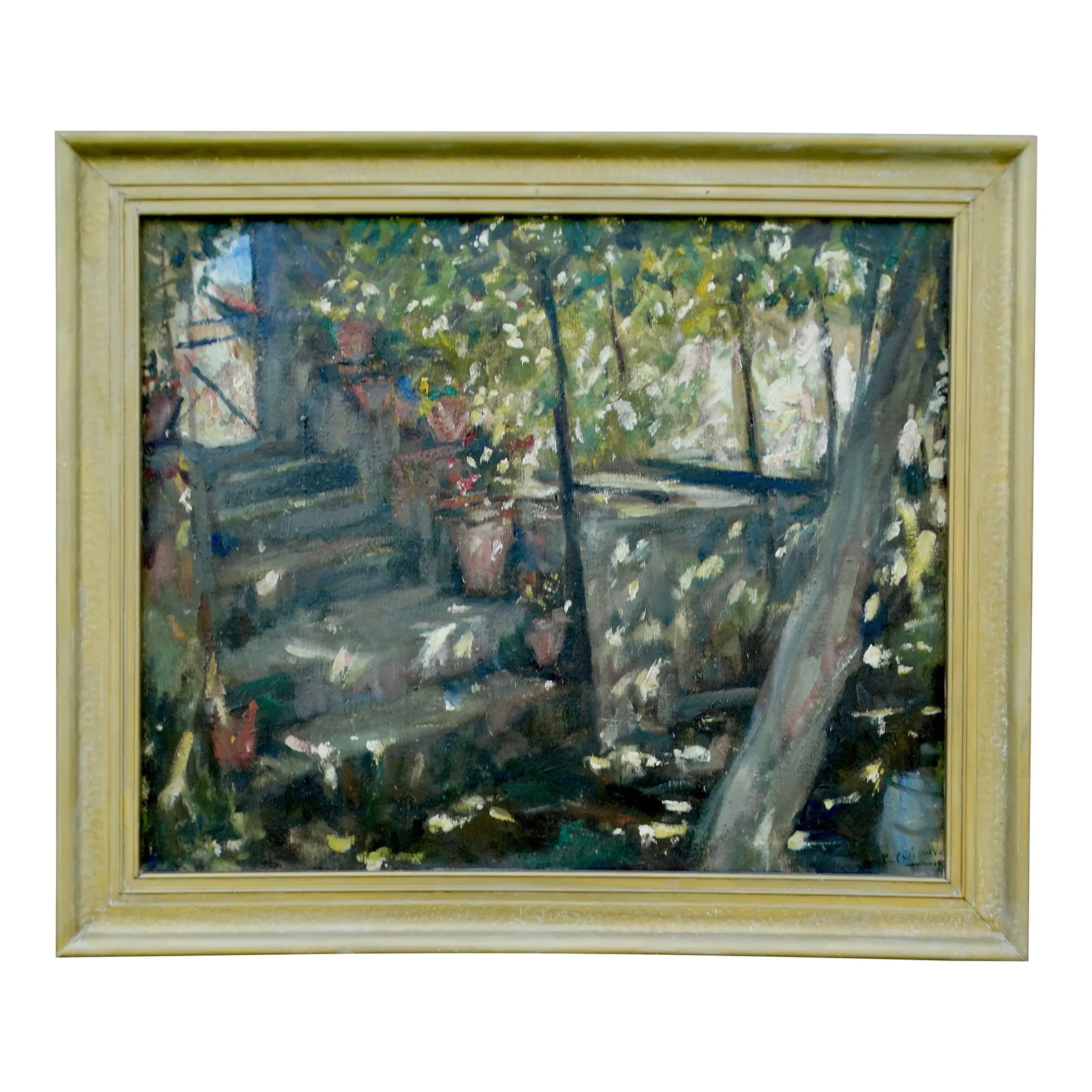 Impressionism Oil Paul Charavel Hammer Prices to $61,000: Auction hammer records for Charavel exceed $61,000. Impressionist oil painting by listed French artist, Paul Charavel (1877-1961). This beautiful large signed oil dates to around 1910 - 1920 and depic