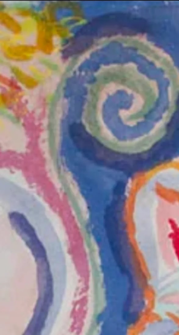 Malibu", 2008. Abstract, Figurative Landscape. Oil Painting on Canvas by Joe Ginsberg. 91" W X 31 - 4