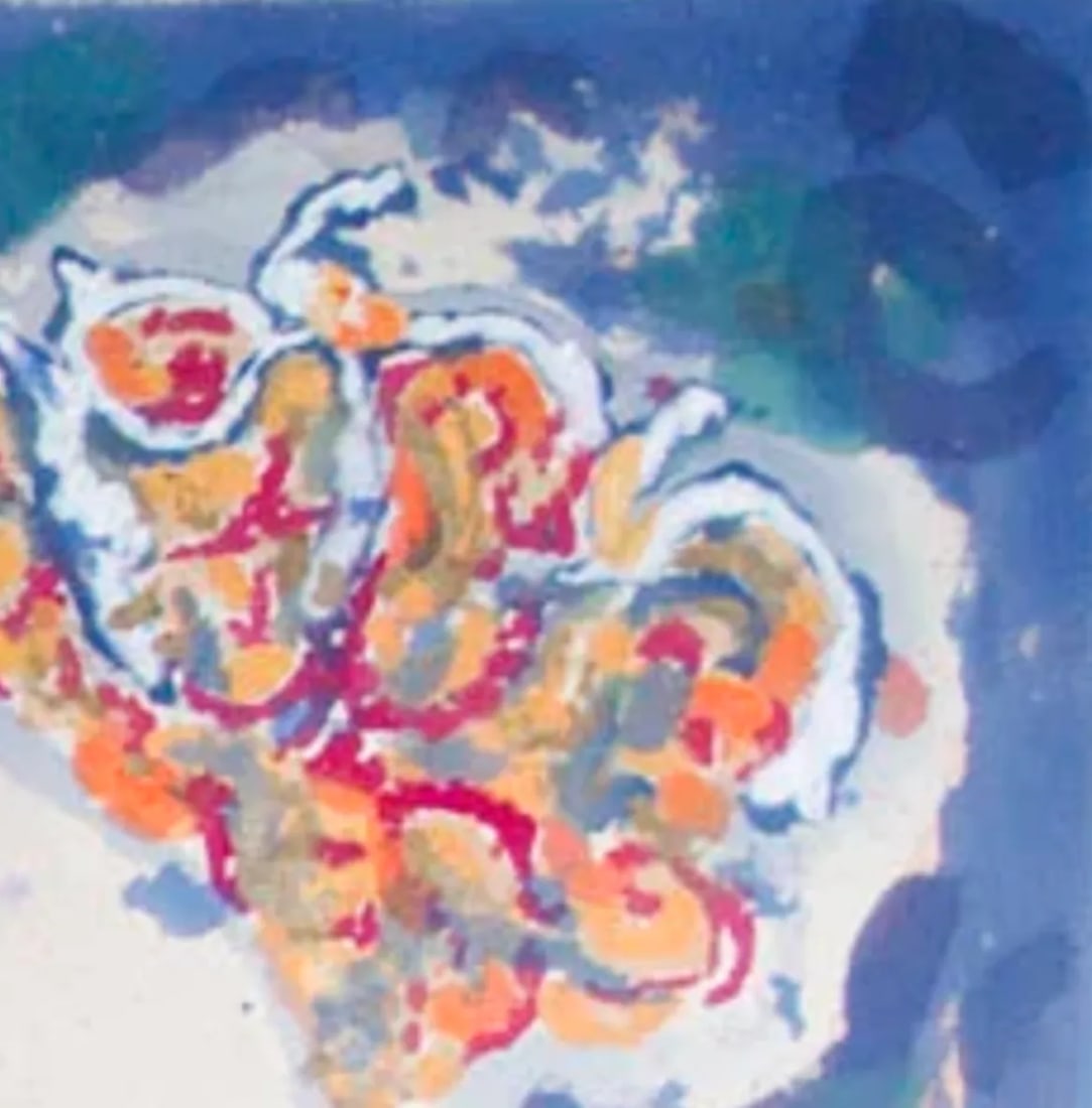 Malibu", 2008. Abstract, Figurative Landscape. Oil Painting on Canvas by Joe Ginsberg. 91" W X 31 - 5