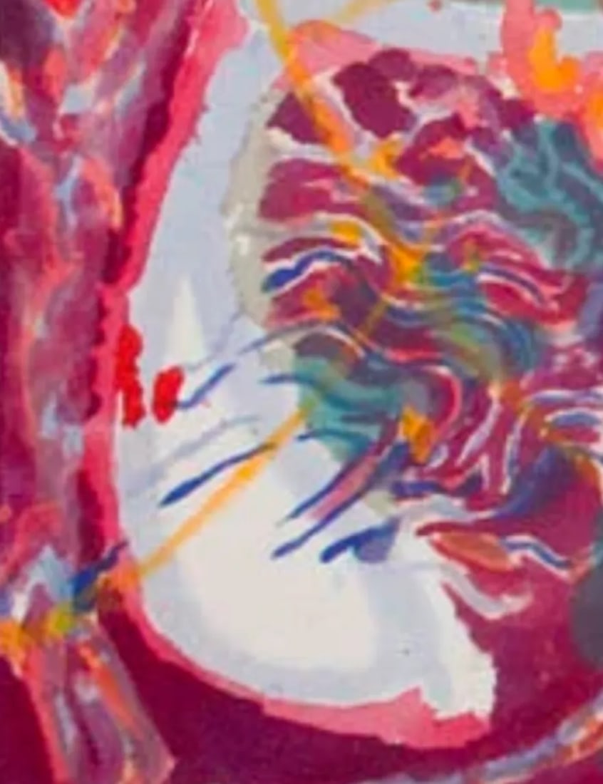 Malibu", 2008. Abstract, Figurative Landscape. Oil Painting on Canvas by Joe Ginsberg. 91" W X 31 - 7