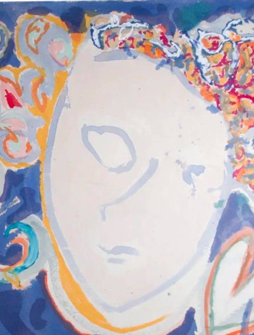 Malibu", 2008. Abstract, Figurative Landscape. Oil Painting on Canvas by Joe Ginsberg. 91" W X 31 - 9