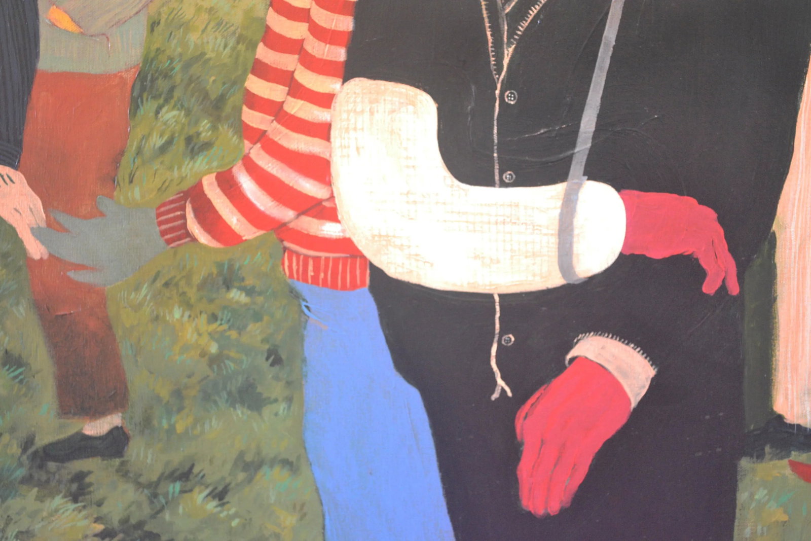 "Untitled" by Jeffrey Vincent, Acrylic and Collage on Canvas - 6