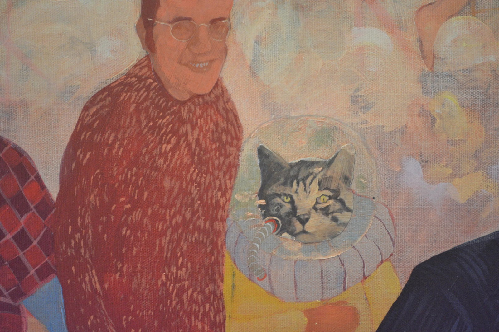 "Untitled" by Jeffrey Vincent, Acrylic and Collage on Canvas - 7