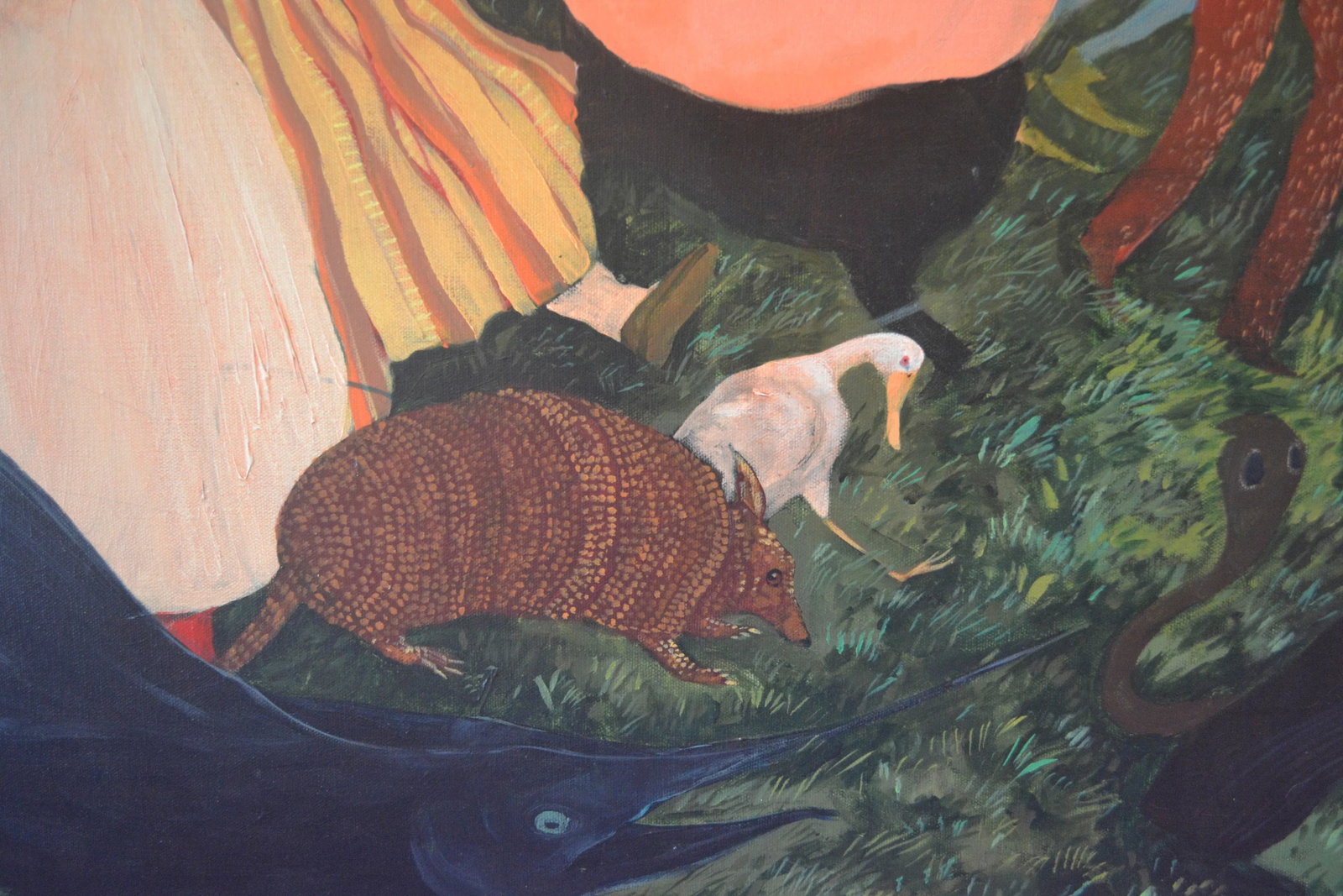 "Untitled" by Jeffrey Vincent, Acrylic and Collage on Canvas - 8